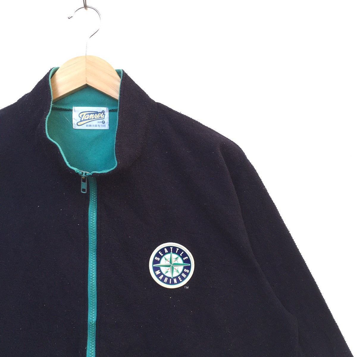 MLB Seattle Marines Big Logo Jacket Sweater | Spell Out | M Size US M / EU 48-50 / 2 - 2 Thumbnail