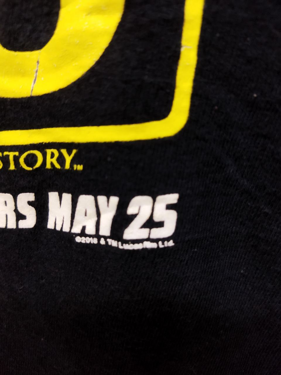 Star Wars Solo A Star Wars Story Lucas Film Tshirt Size US L / EU 52-54 / 3 - 4 Thumbnail