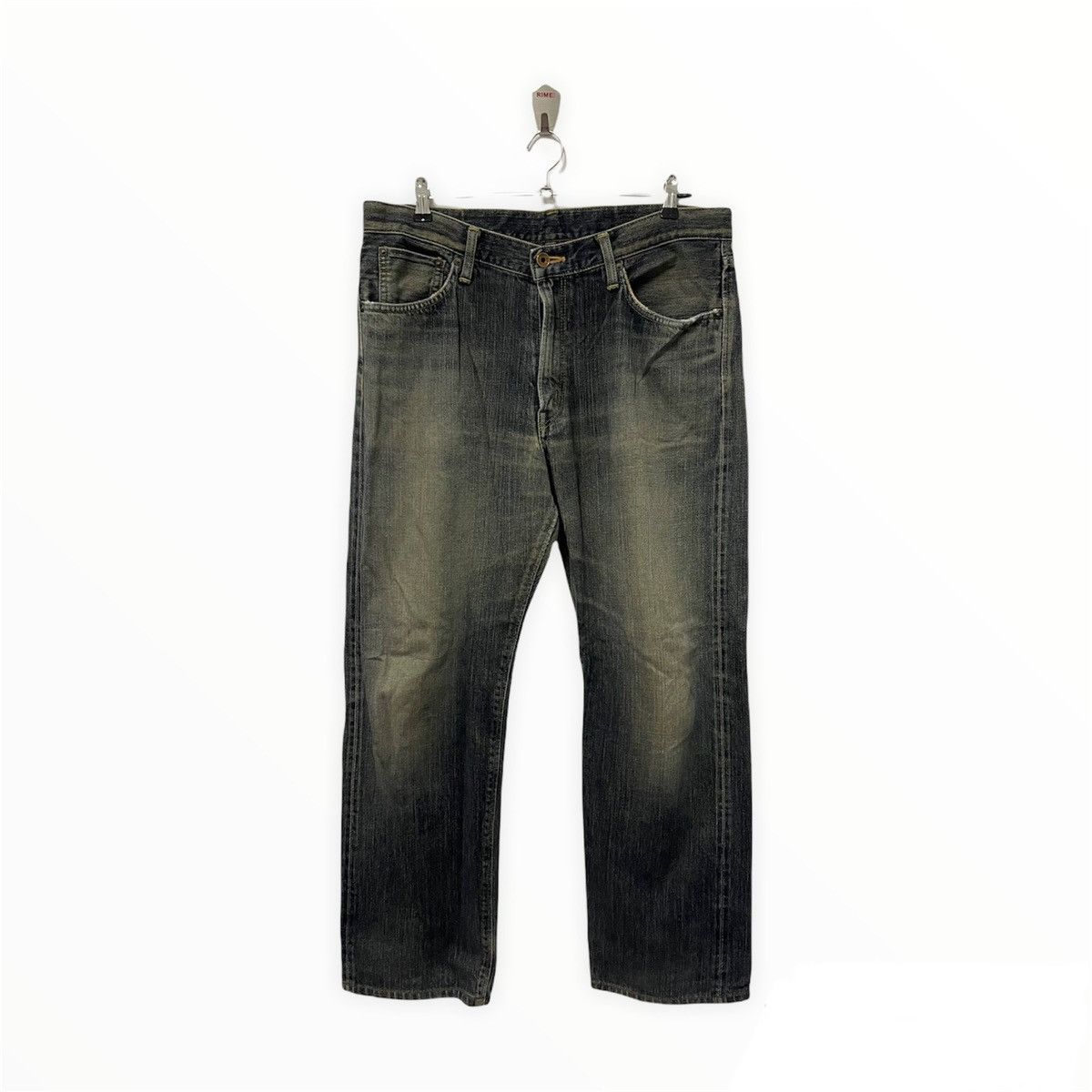 Edwin × Vintage Vintage Edwin 505 Selvedge Distressed Jeans Size US 36 / EU 52 - 1 Thumbnail