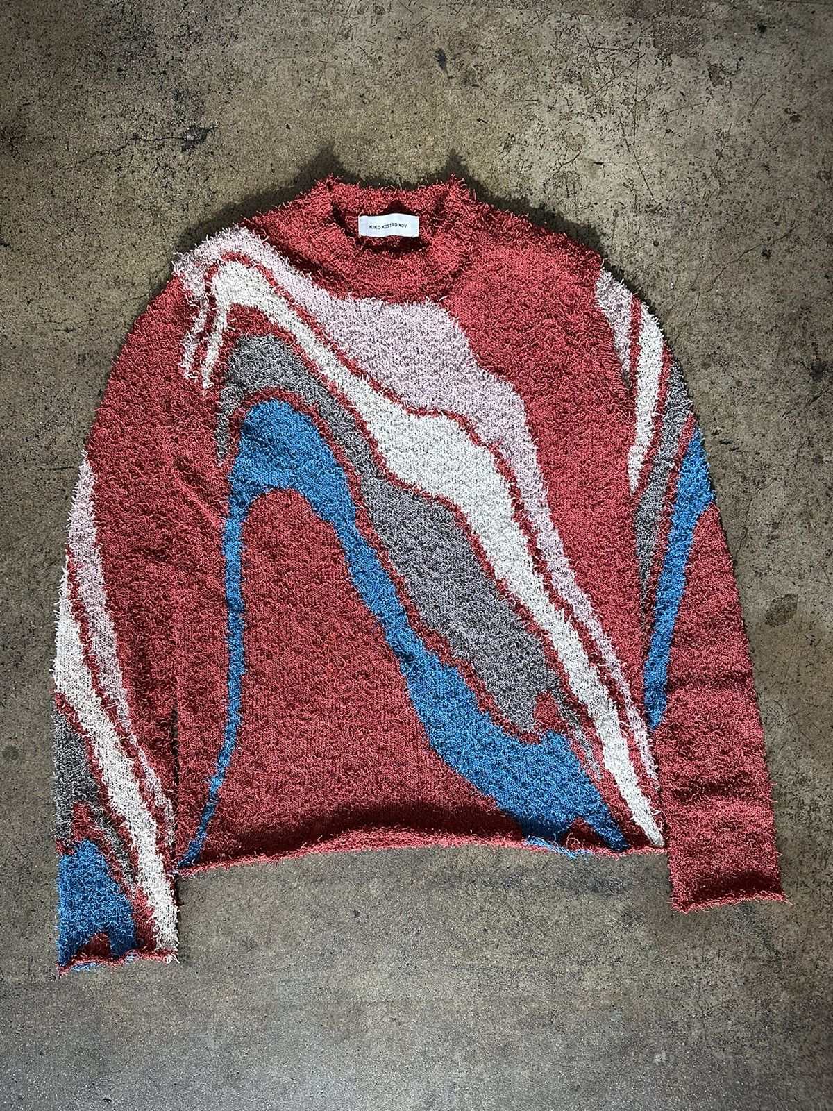 Kiko Kostadinov Intarsia Knit | Grailed