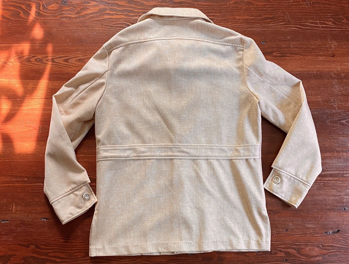 Donegal Tweed Vintage 50’s Donegal Light Beige Button Up Shirt Jacket Size US L / EU 52-54 / 3 - 7 Thumbnail