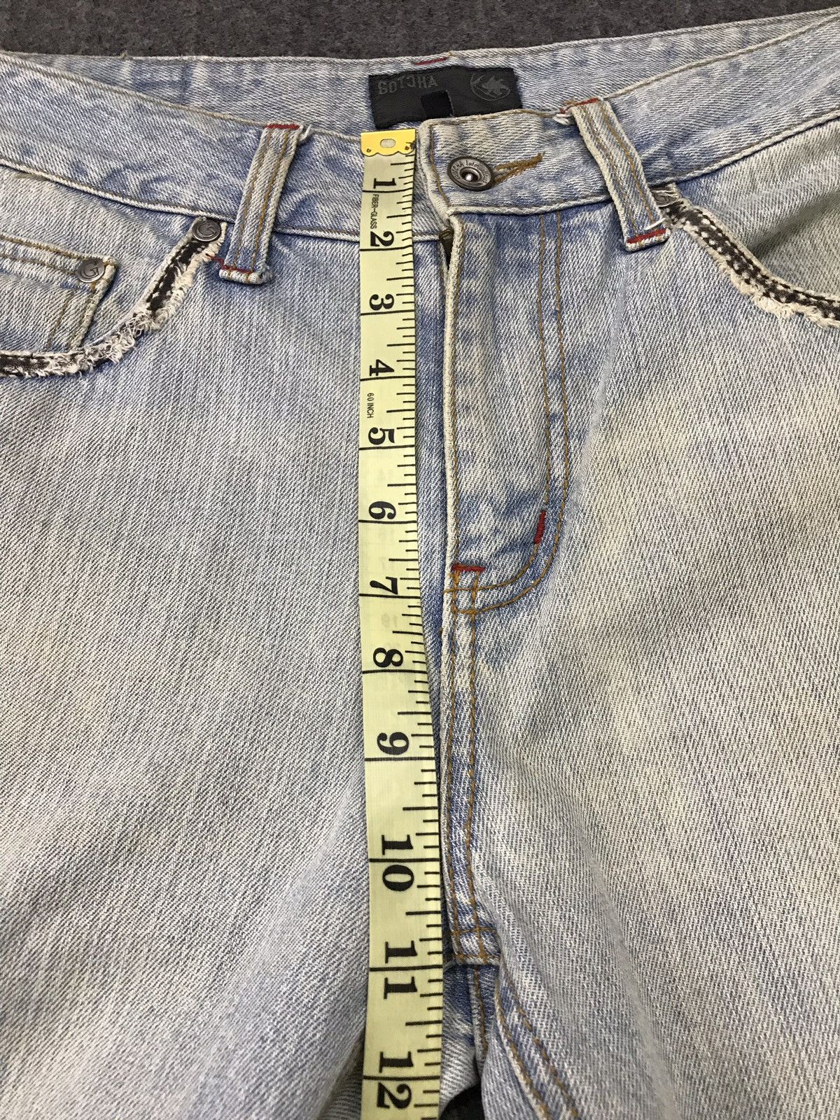 Japanese Brand × Vintage Gotcha Surf Faded Denim Jeans Closed Back Pockets Size US 33 - 16 Thumbnail