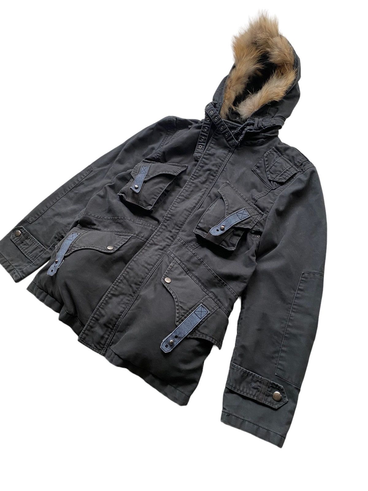 PPFM PPFM Military bondage punk Faux Fur Jacket + Miharayasuhiro Size US L / EU 52-54 / 3 - 6 Thumbnail