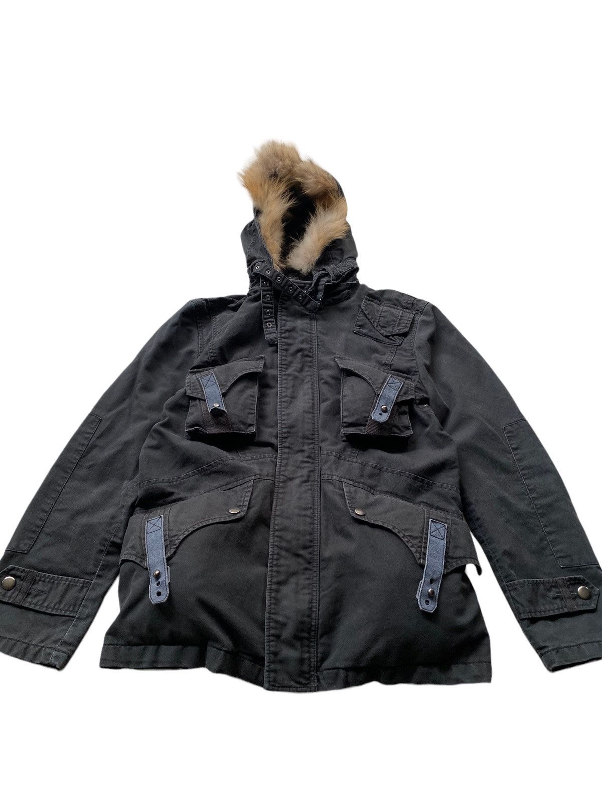 PPFM PPFM Military bondage punk Faux Fur Jacket + Miharayasuhiro Size US L / EU 52-54 / 3 - 17 Thumbnail
