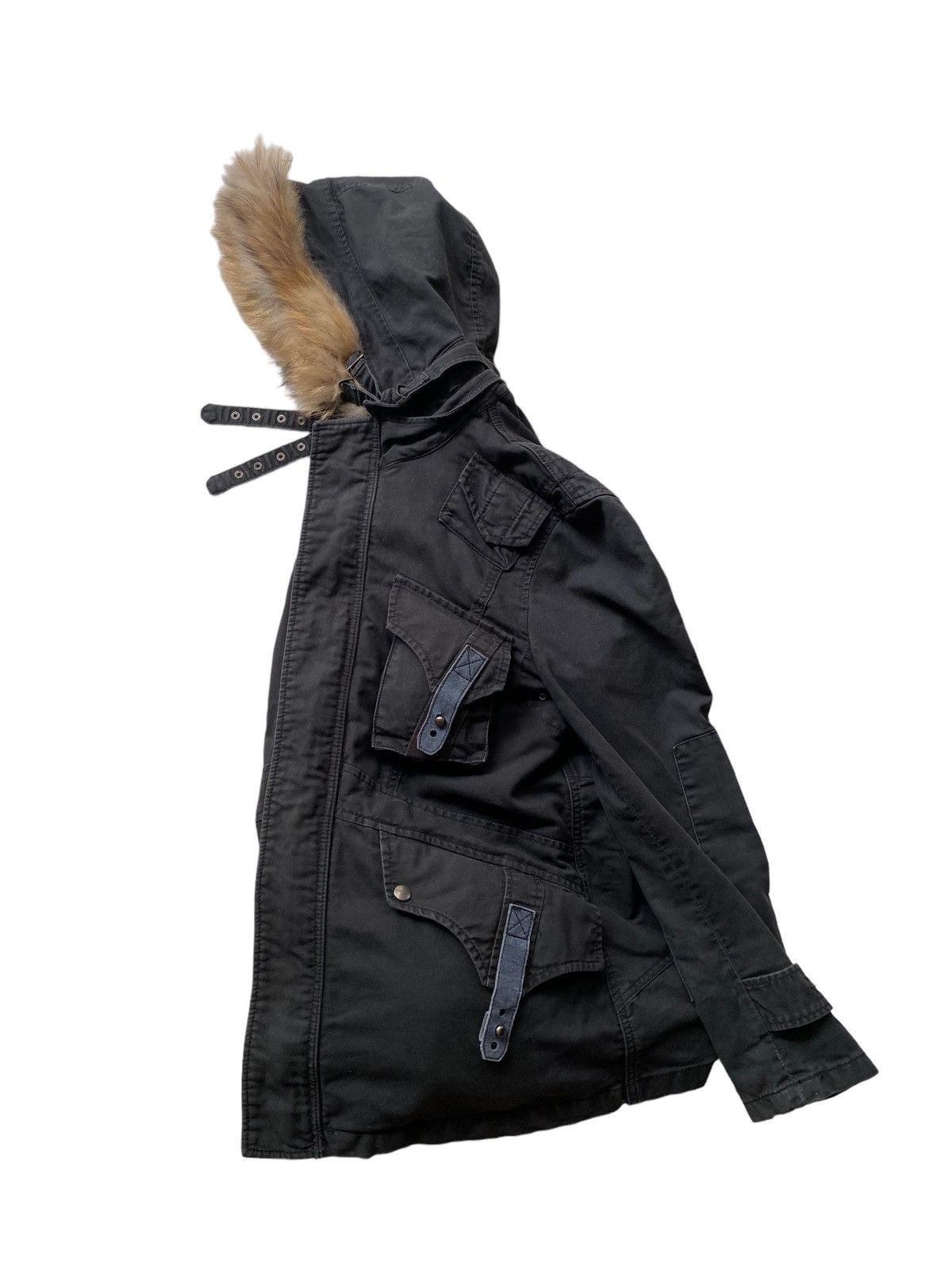 PPFM PPFM Military bondage punk Faux Fur Jacket + Miharayasuhiro Size US L / EU 52-54 / 3 - 11 Thumbnail