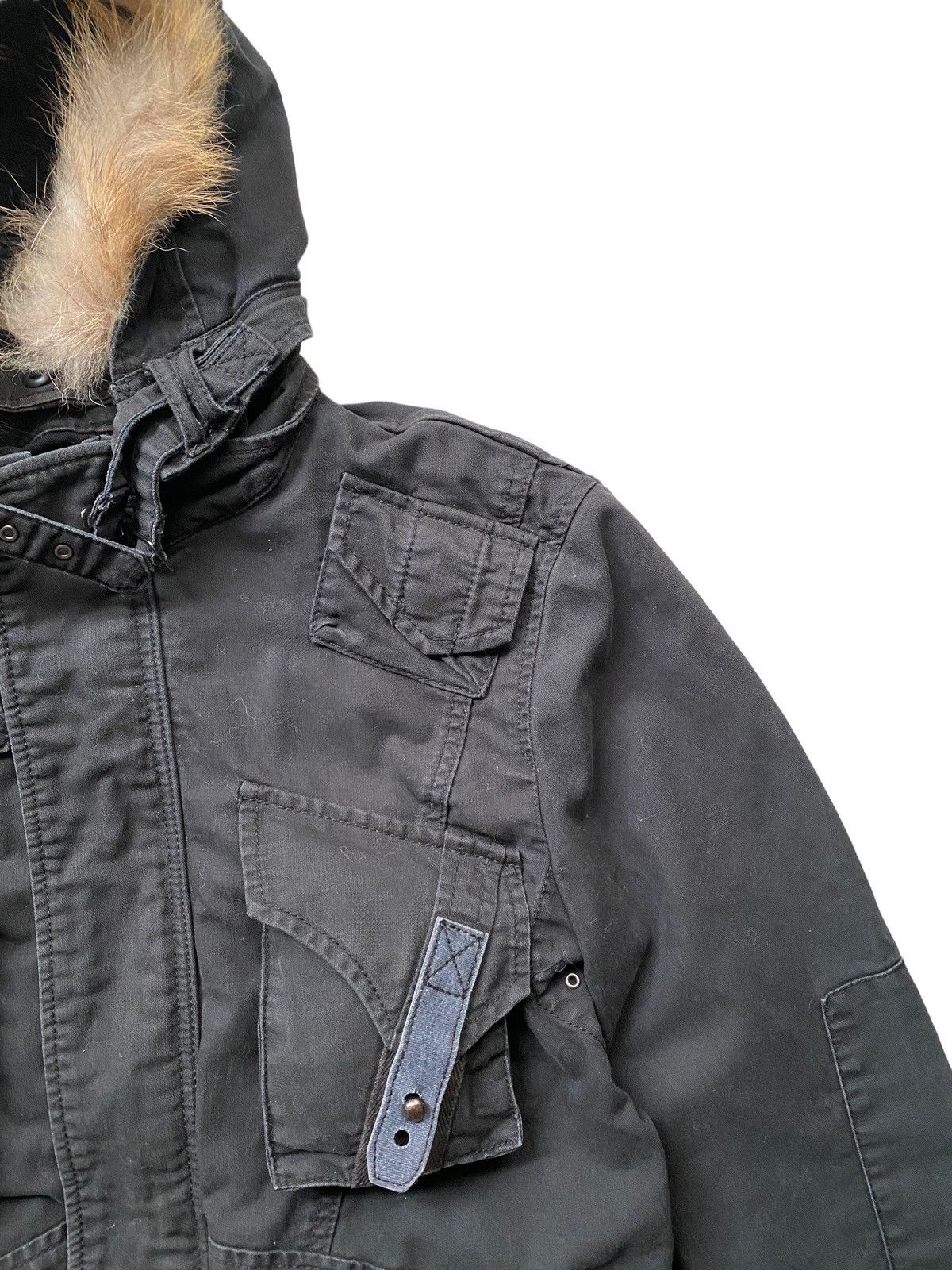 PPFM PPFM Military bondage punk Faux Fur Jacket + Miharayasuhiro Size US L / EU 52-54 / 3 - 15 Thumbnail