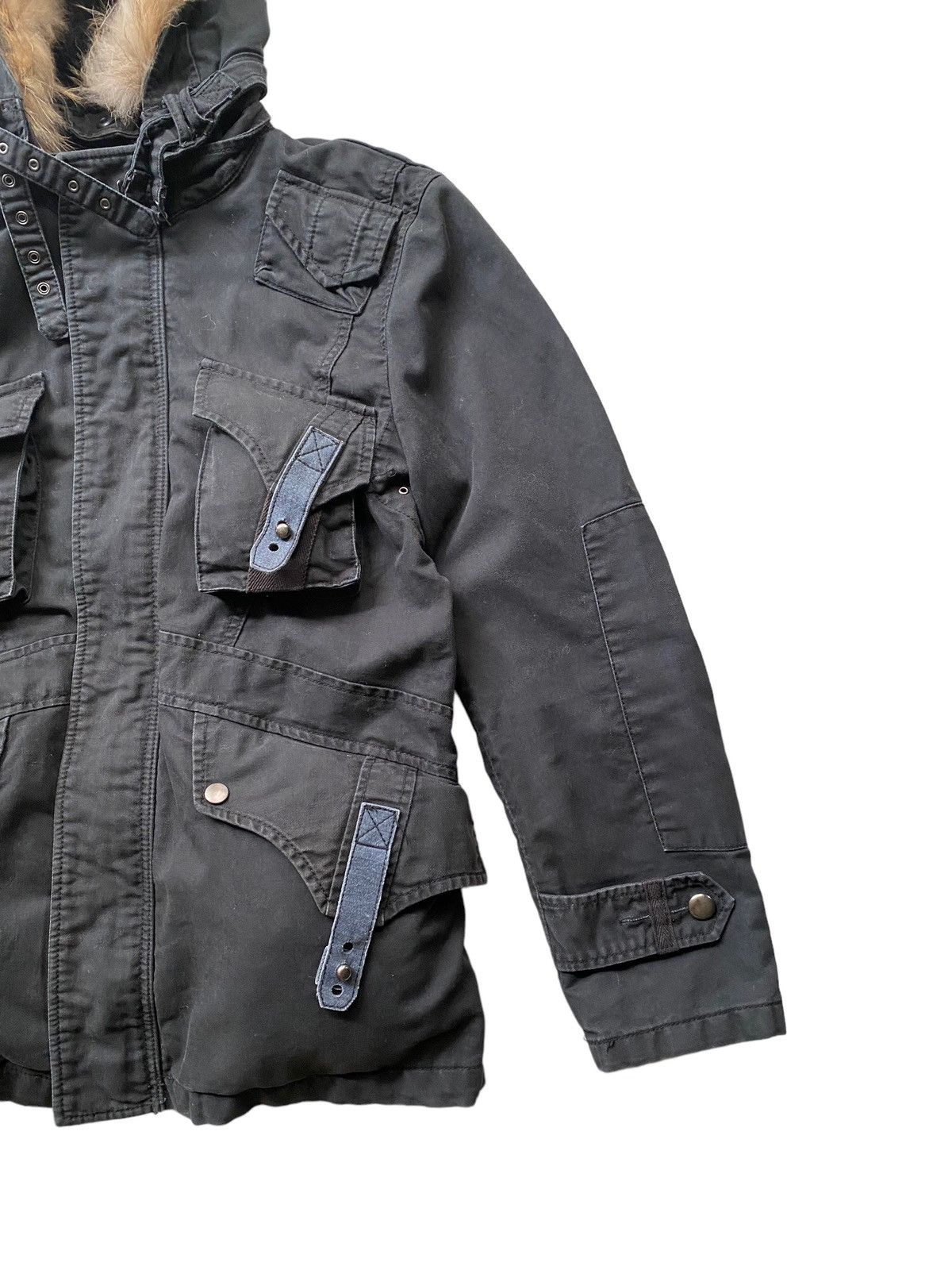 PPFM PPFM Military bondage punk Faux Fur Jacket + Miharayasuhiro Size US L / EU 52-54 / 3 - 12 Thumbnail