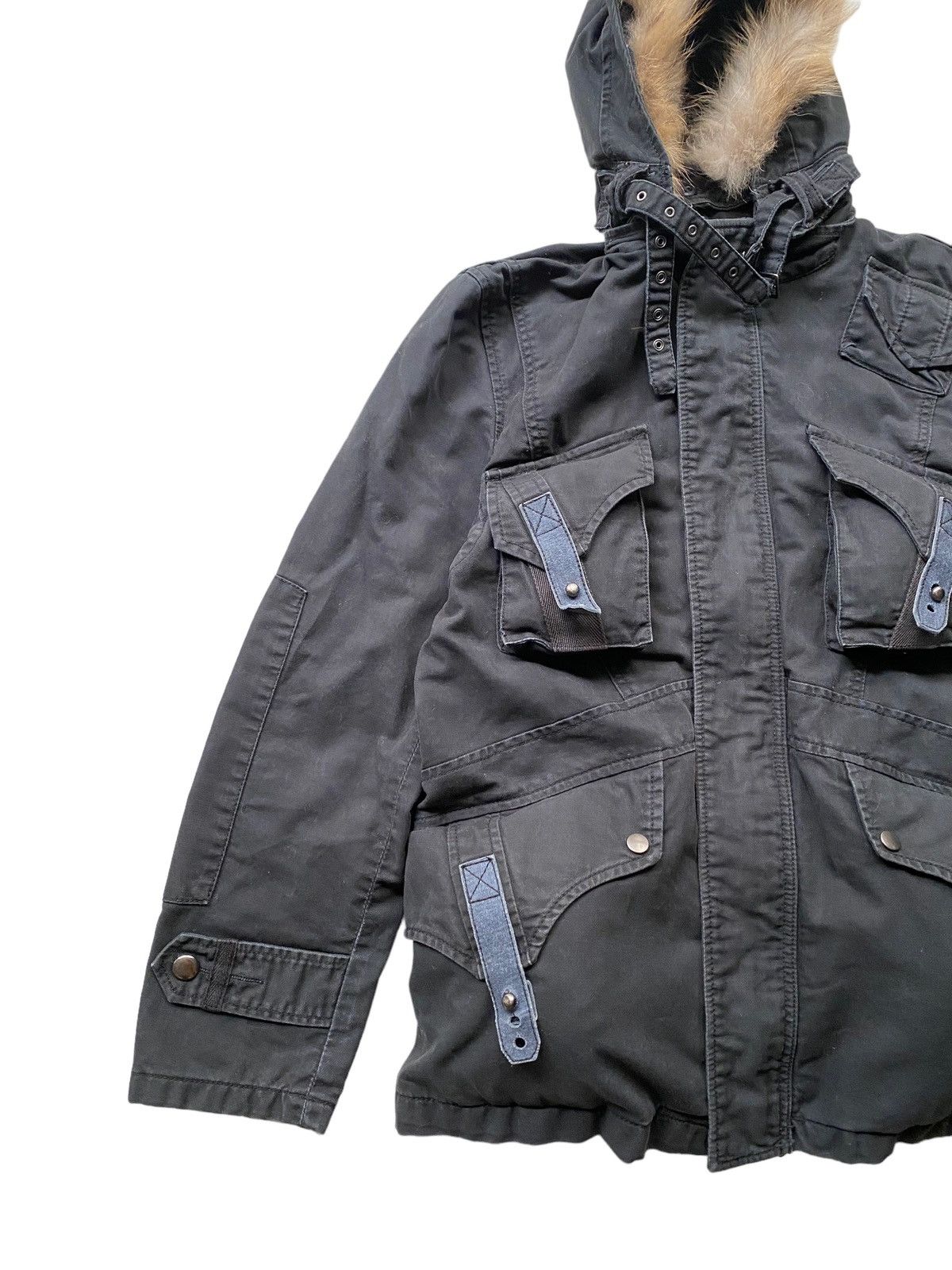 PPFM PPFM Military bondage punk Faux Fur Jacket + Miharayasuhiro Size US L / EU 52-54 / 3 - 8 Thumbnail