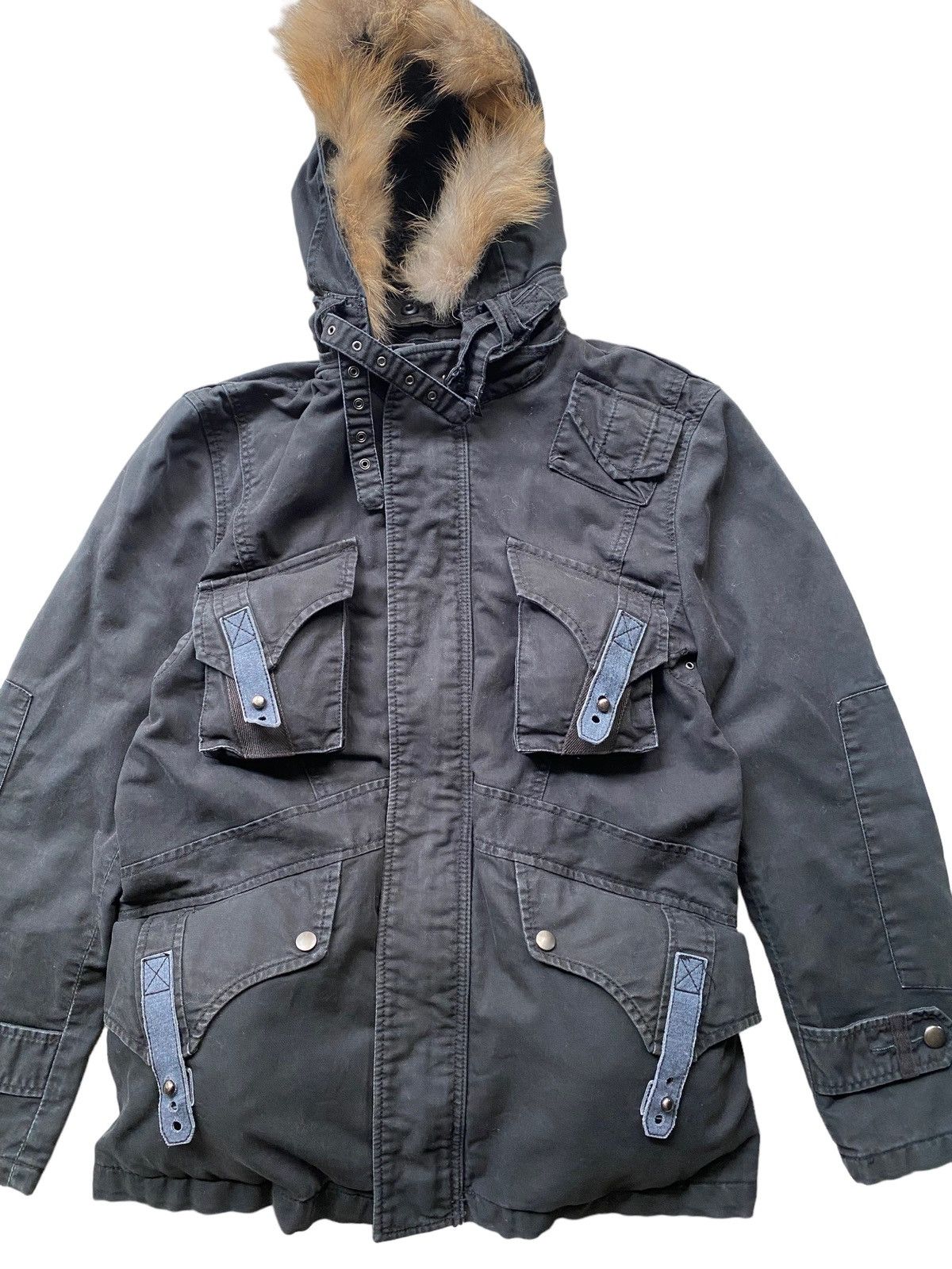 PPFM PPFM Military bondage punk Faux Fur Jacket + Miharayasuhiro Size US L / EU 52-54 / 3 - 9 Thumbnail