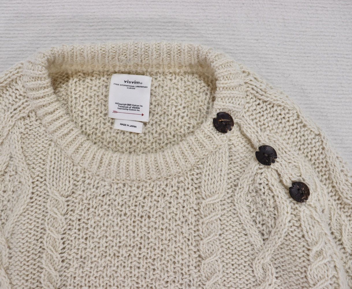 VISVIM BOLLARD CREW KNIT NATURA サイズ2 VISVIM BOLLARD CREW KNIT NATURA サイズ2