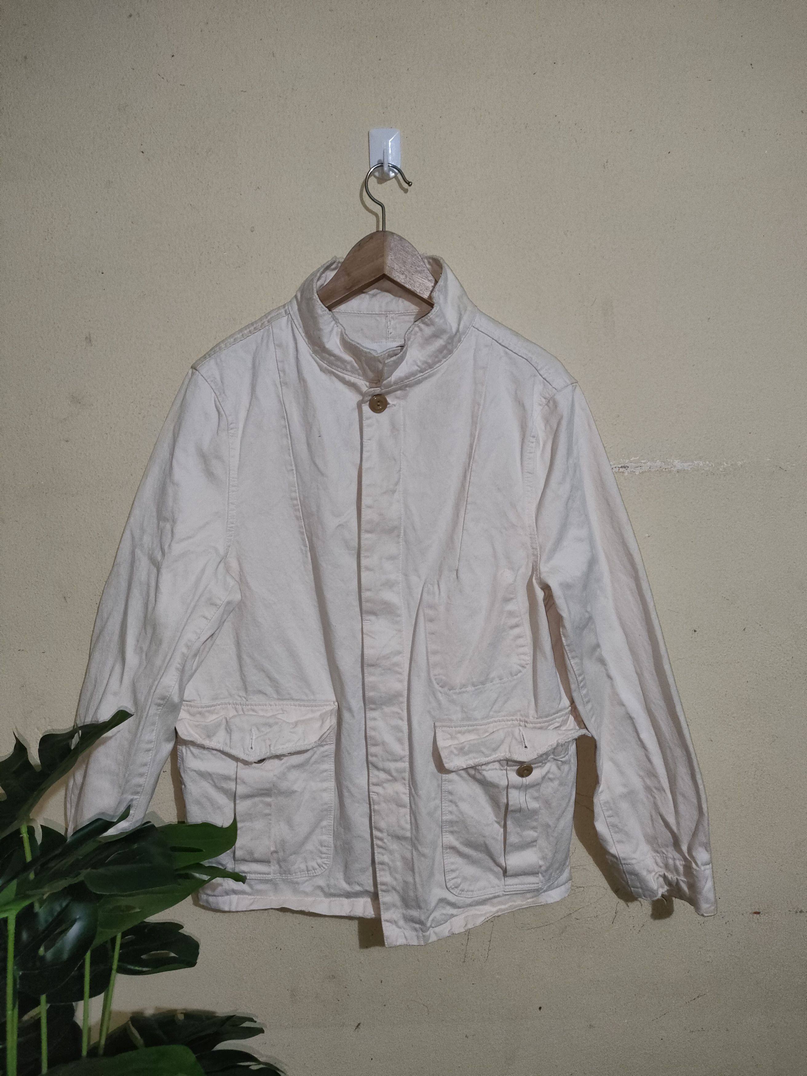 Japanese Brand × Journal Standard Journal Standard Distressed Chore Jacket Size US L / EU 52-54 / 3 - 1 Thumbnail