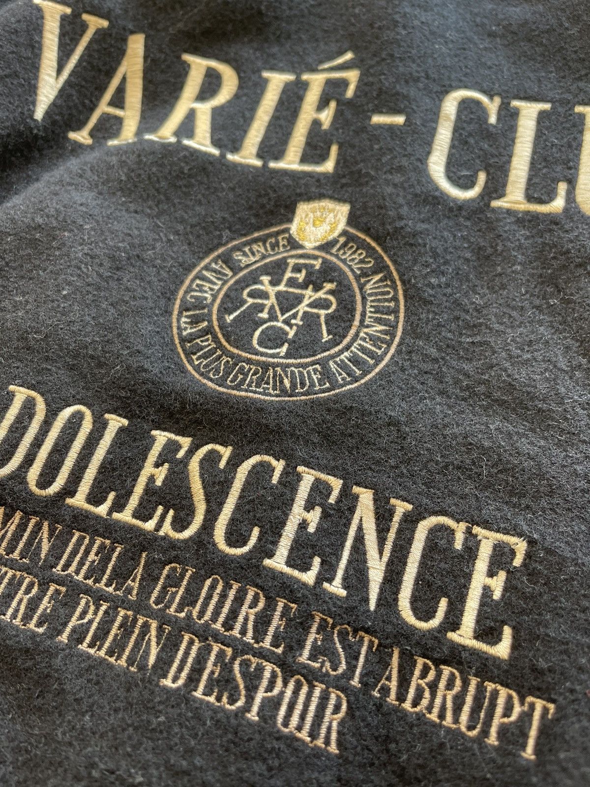 Japanese Brand VINTAGE JAPANESE BRAND VARIE HONNETETE WOOL VARSITY Size US XL / EU 56 / 4 - 8 Thumbnail