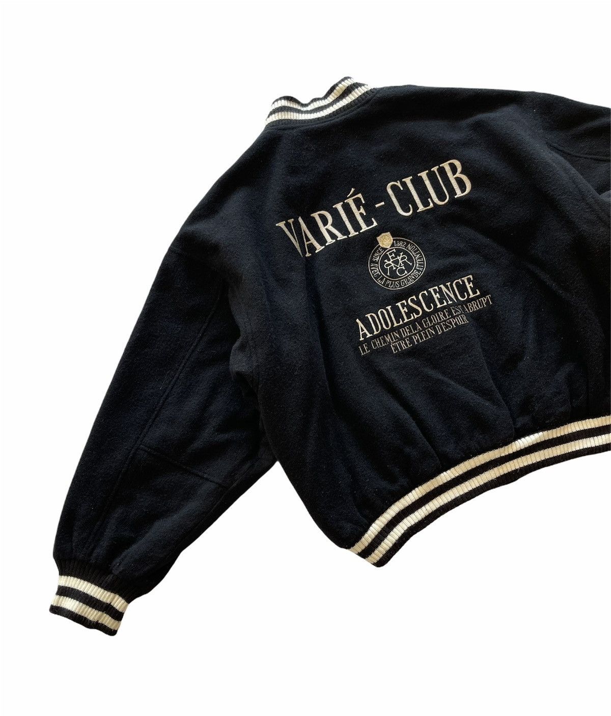 Japanese Brand VINTAGE JAPANESE BRAND VARIE HONNETETE WOOL VARSITY Size US XL / EU 56 / 4 - 6 Thumbnail