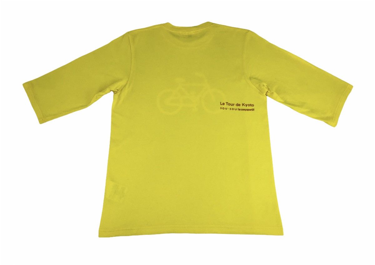 Japanese Brand × Le Coq Sportif × SOU SOU Sou-Sou Le Coq Sportif Le Tour De Kyoto Long Sleeve Tee Size US S / EU 44-46 / 1 - 2 Thumbnail