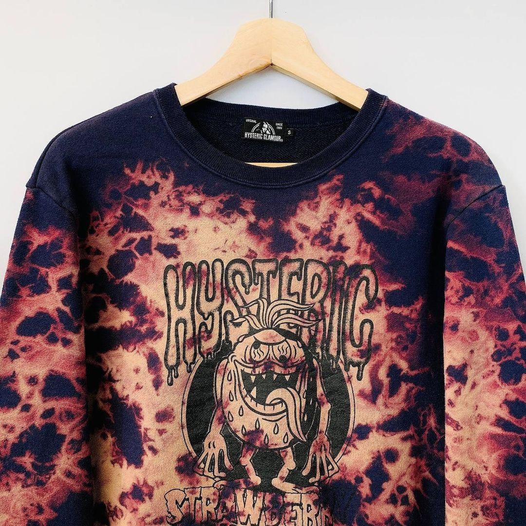 Hysteric Glamour × Japanese Brand Hysteric Glamour Strawberry Monster Tie Dye Crewneck Size US S / EU 44-46 / 1 - 2 Thumbnail