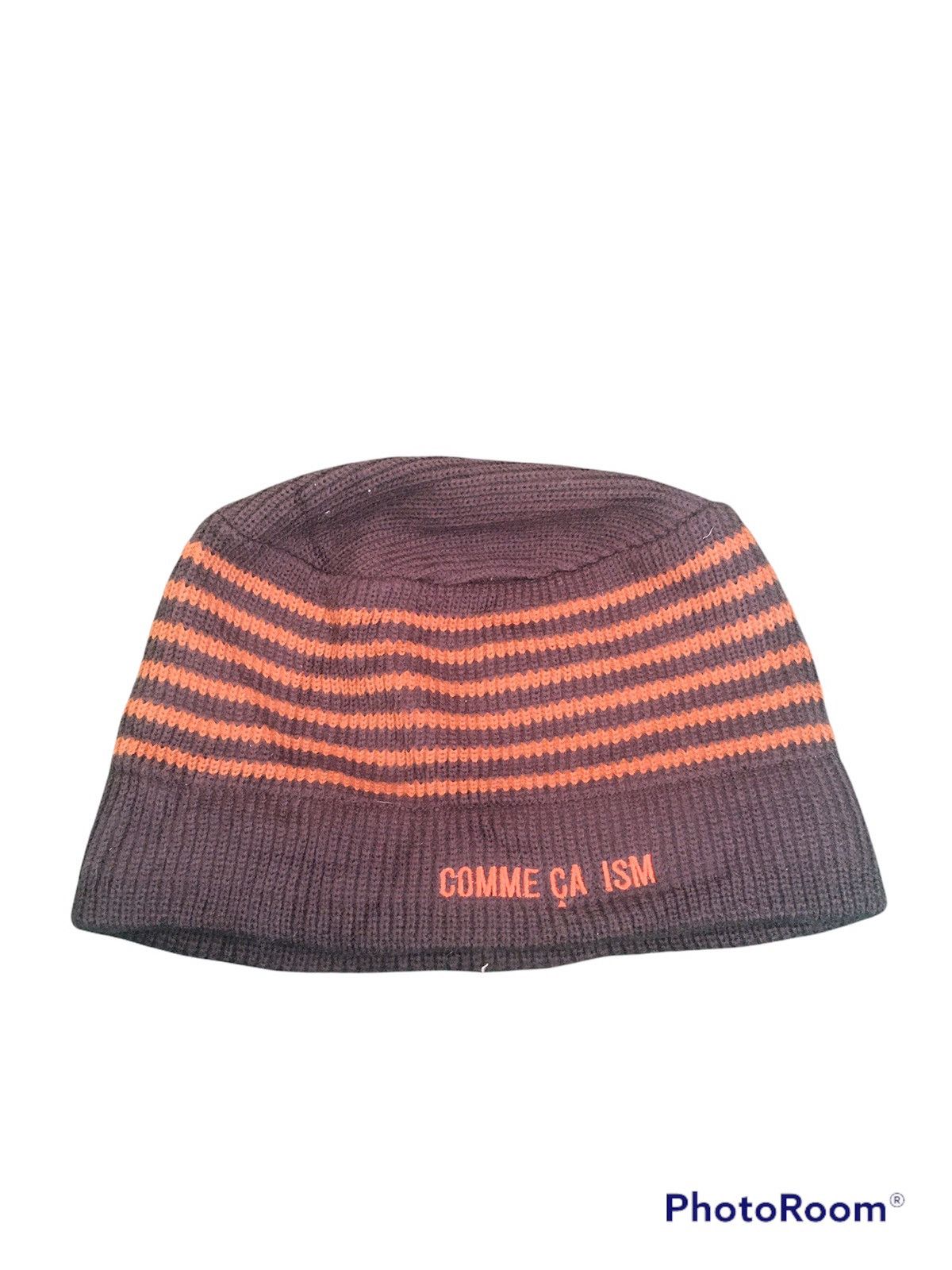 Comme Ca Ism × Japanese Brand Vintage Comme Ca Ism Stripe Beanie Hat Size ONE SIZE - 4 Thumbnail