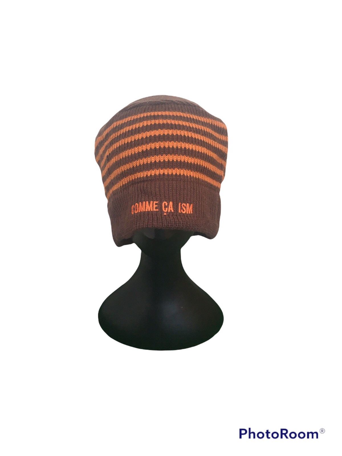 Comme Ca Ism × Japanese Brand Vintage Comme Ca Ism Stripe Beanie Hat Size ONE SIZE - 2 Thumbnail