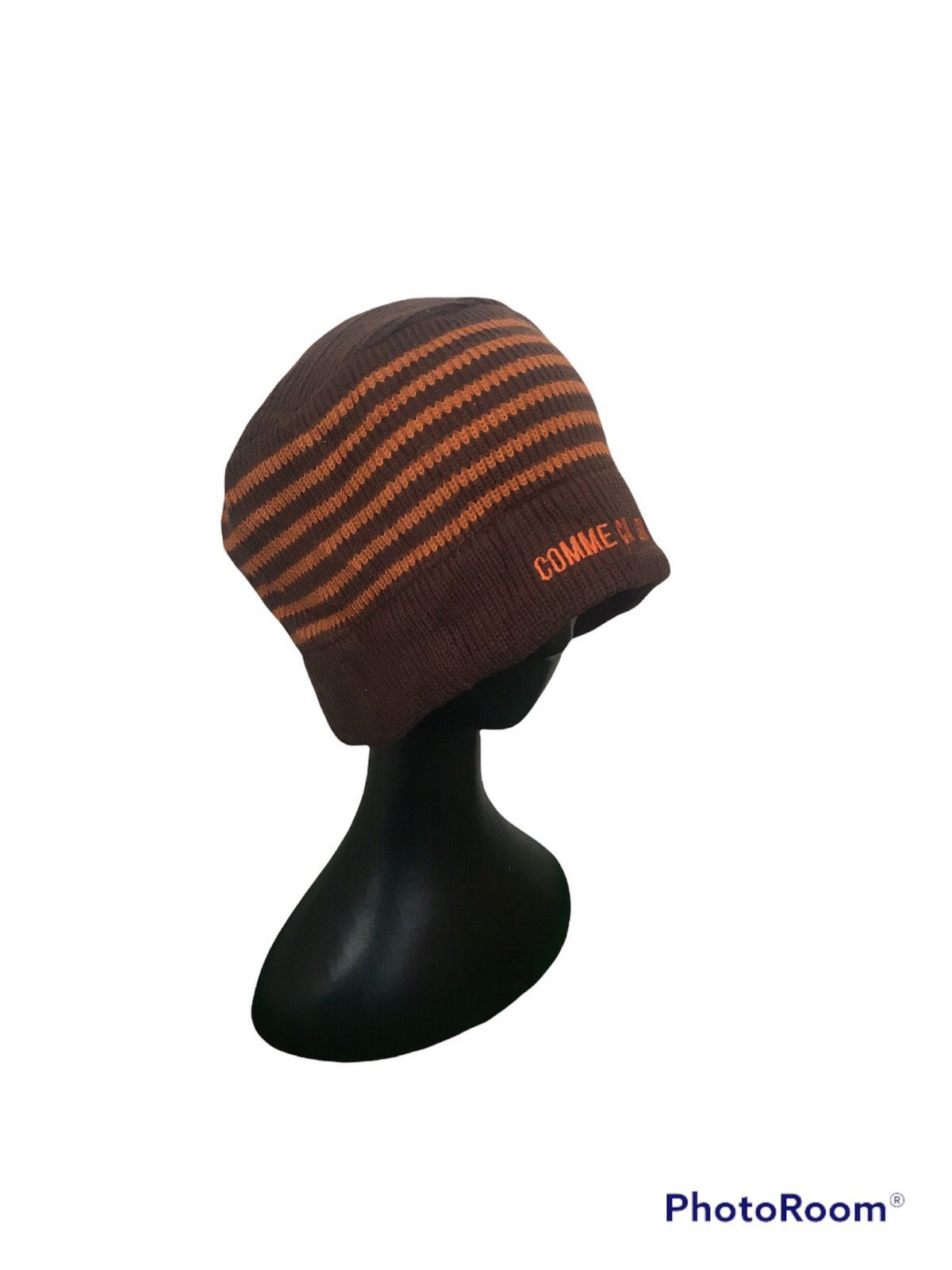 Comme Ca Ism × Japanese Brand Vintage Comme Ca Ism Stripe Beanie Hat Size ONE SIZE - 1 Thumbnail