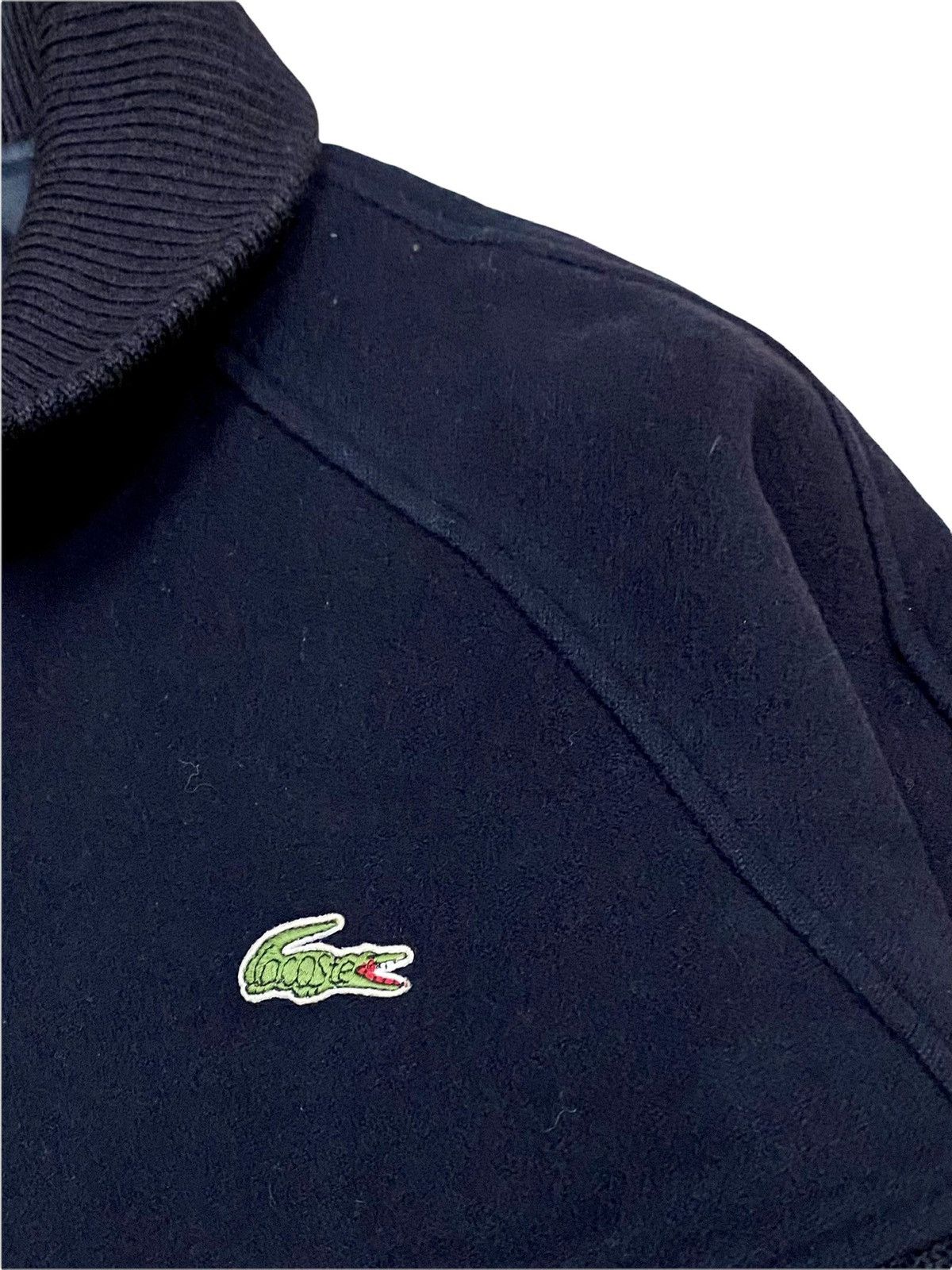 Lacoste × Other VINTAGE CHEMISE LACOSTE JACKET LINING MONOGRAM WOOL COLLARED Size US M / EU 48-50 / 2 - 6 Thumbnail