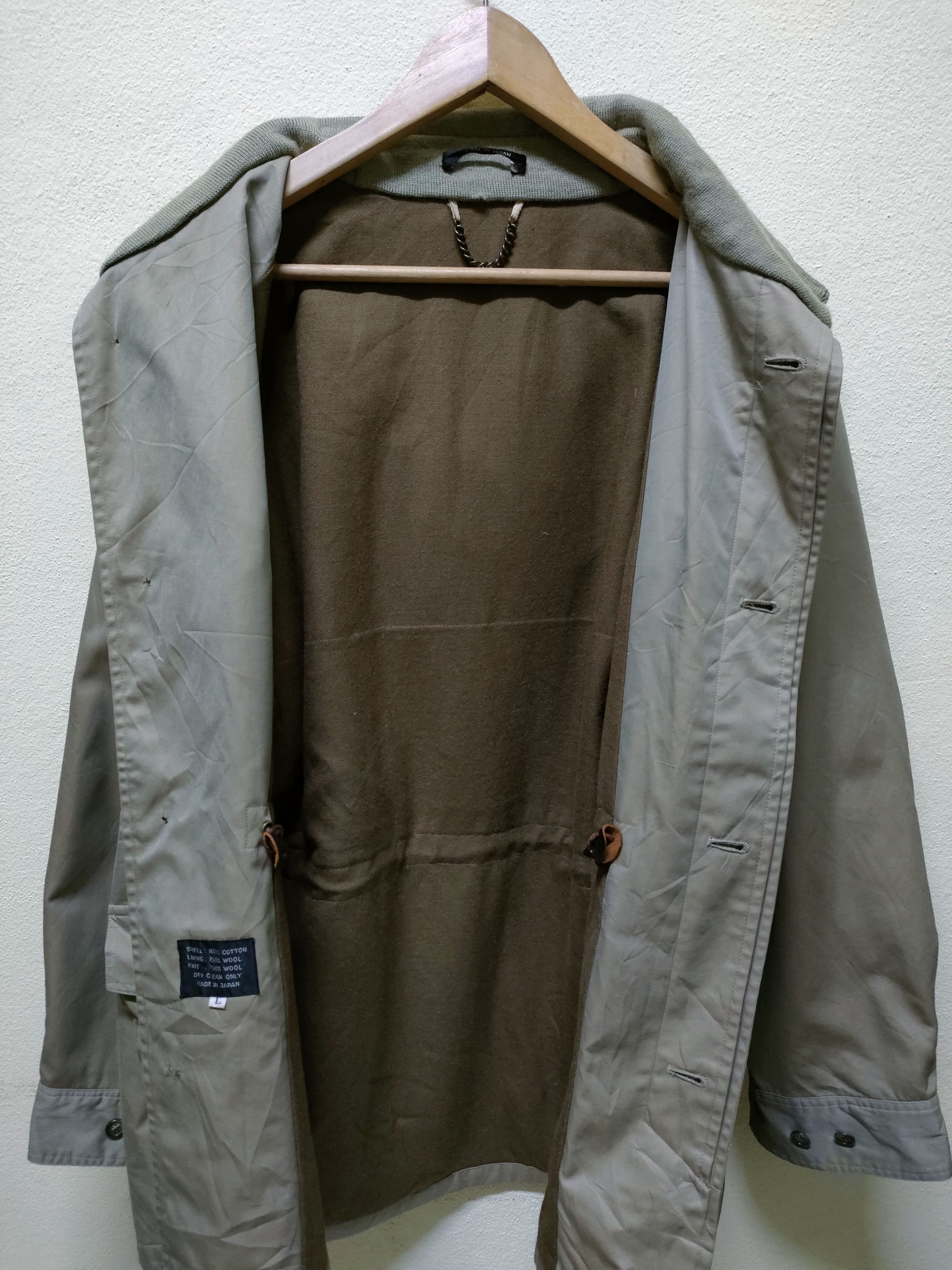 Japanese Brand × Other No Brand Made In Japan Long Jacket Size US L / EU 52-54 / 3 - 11 Thumbnail
