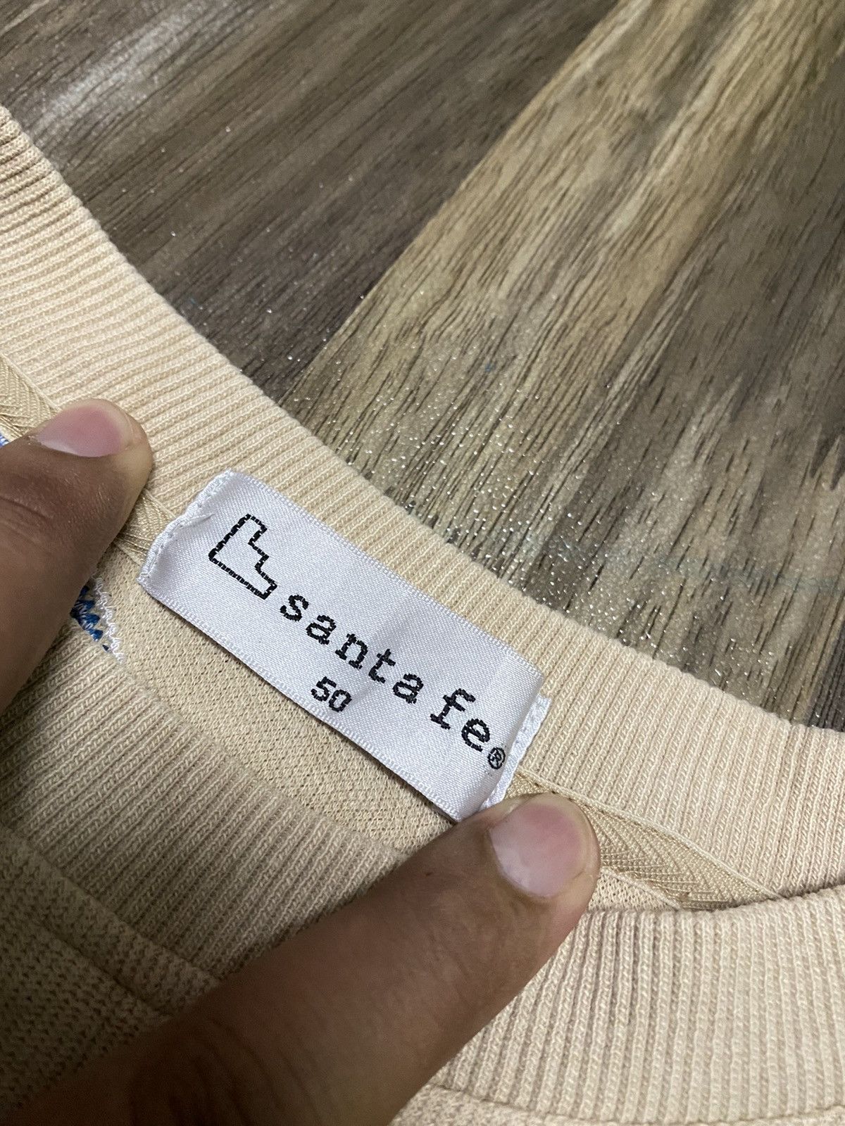 Japanese Brand × Vintage OFFER‼️Vintage Santa Fe ShortSleeve Sweatshirt Size US L / EU 52-54 / 3 - 5 Thumbnail