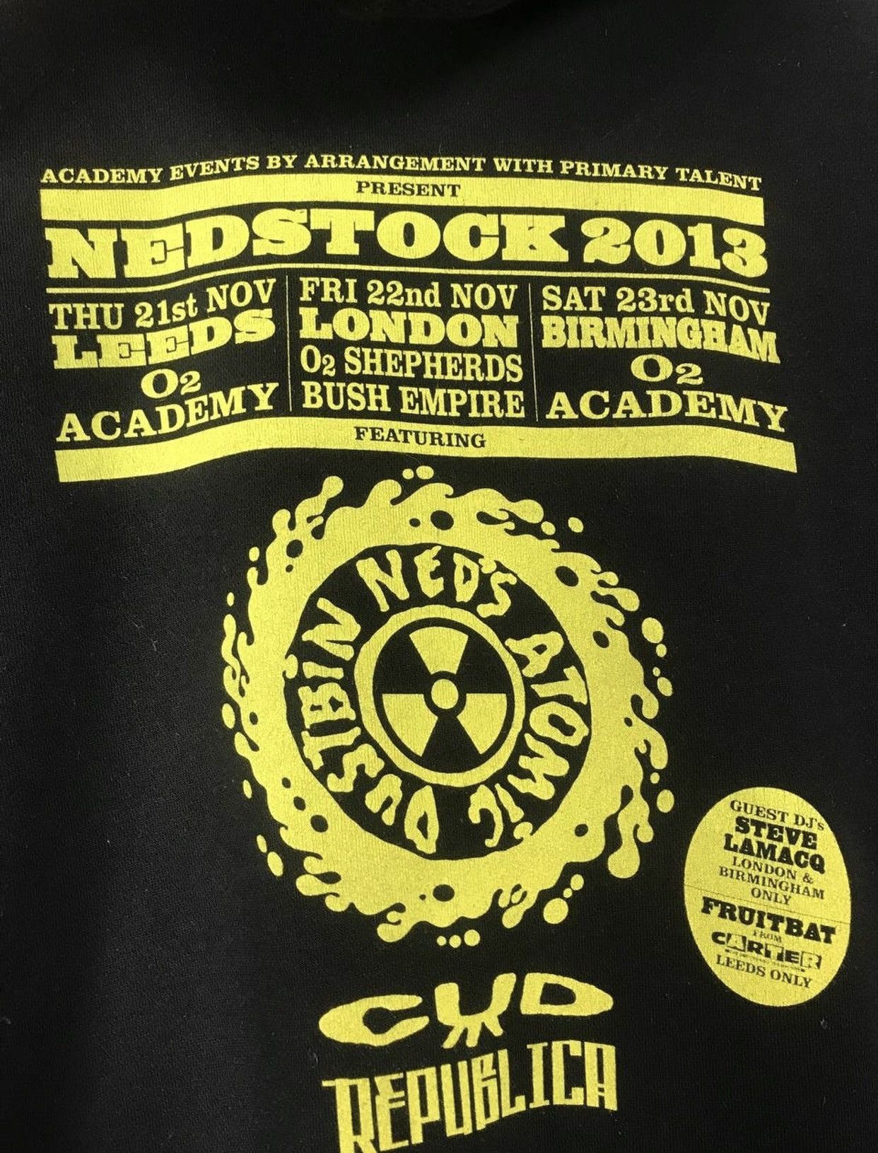 Band Tees Ned’s Atomic Dustbin 2013 vintage rock band tour zip hoodie Size US M / EU 48-50 / 2 - 7 Thumbnail