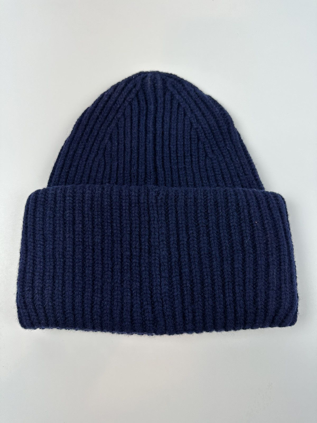 Acne Studios Acne Studios Navy Wool Beanie Hat Size ONE SIZE - 5 Thumbnail
