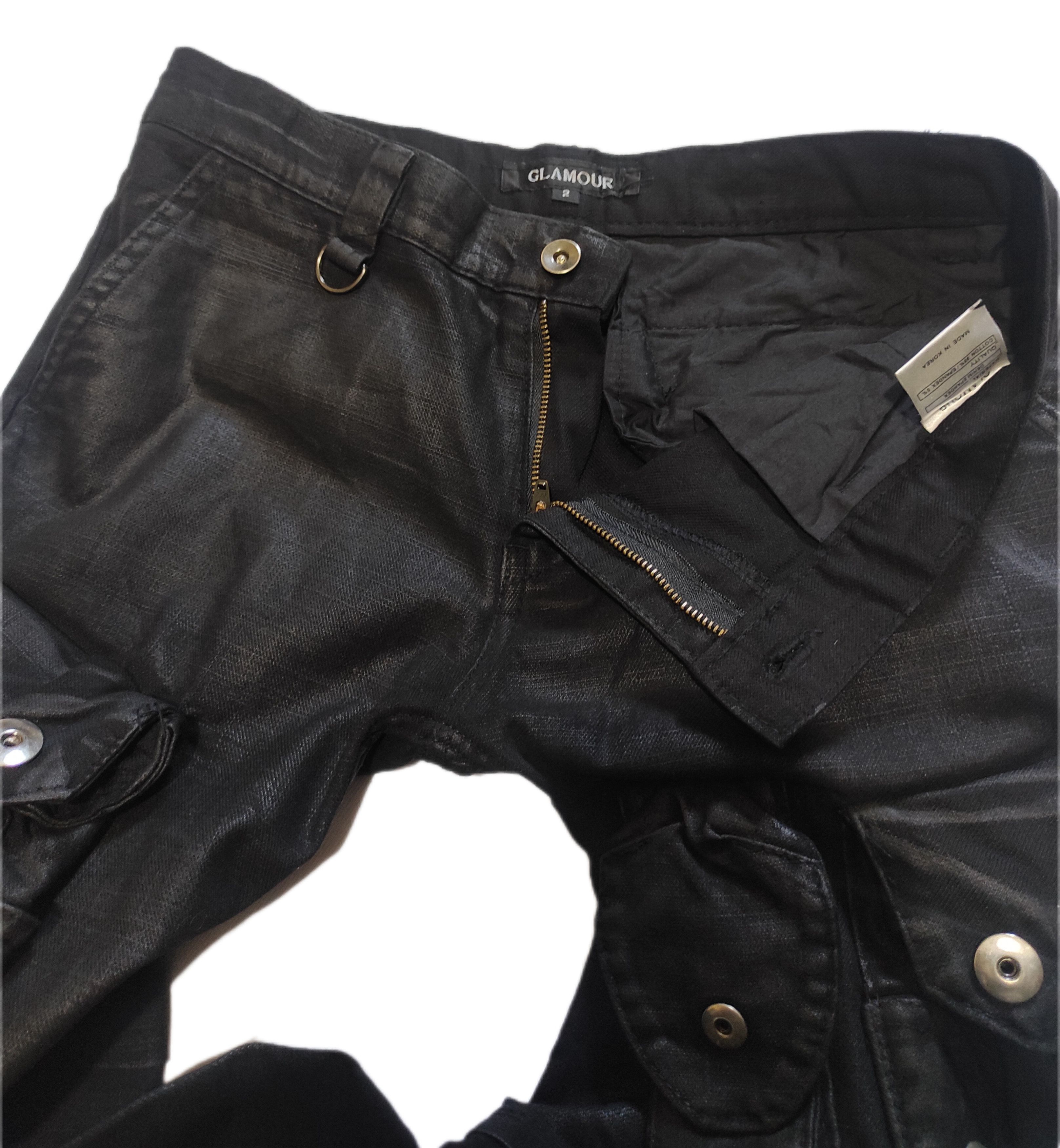 Other Beautiful Denim Cargo Pants Spandex Black Coated Size US 30 / EU 46 - 11 Thumbnail