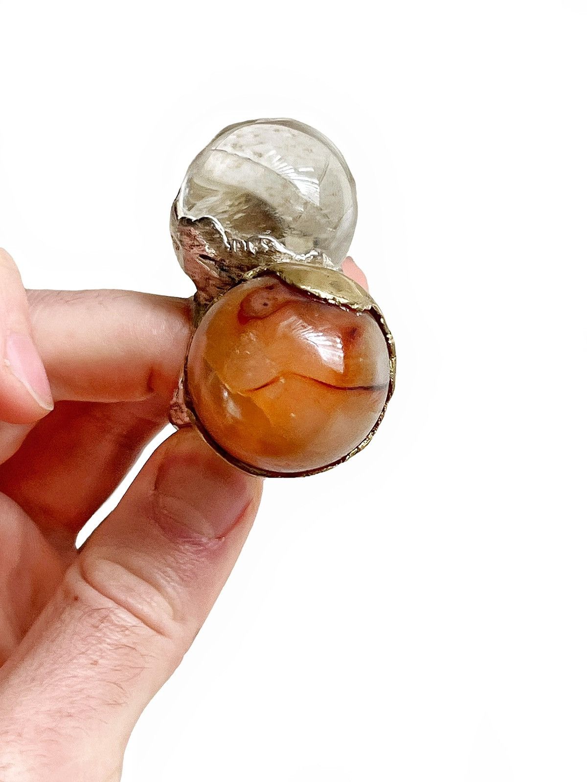 Rick Owens Early Hunrod by Christiane Billet Quartz Massive Ring Size ONE SIZE - 7 Thumbnail