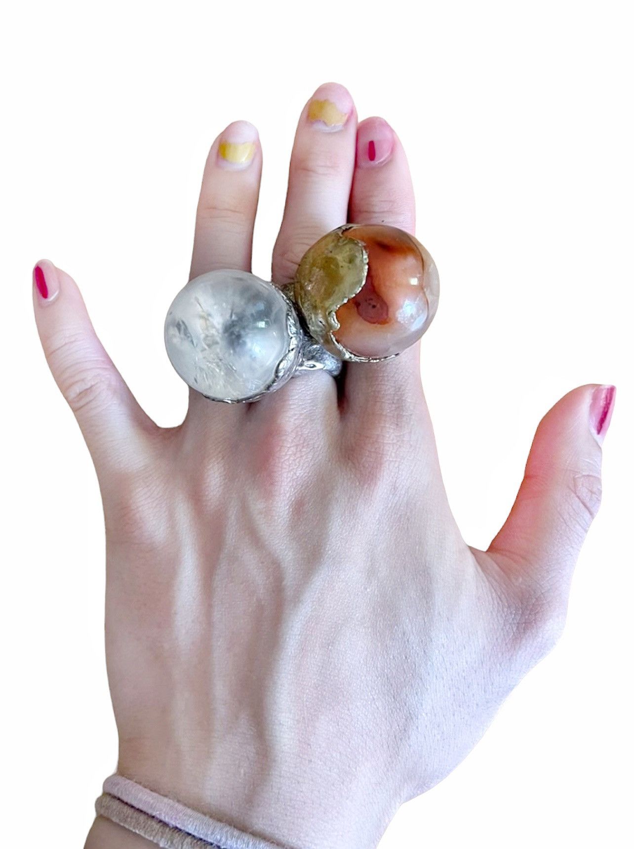 Rick Owens Early Hunrod by Christiane Billet Quartz Massive Ring Size ONE SIZE - 1 Thumbnail