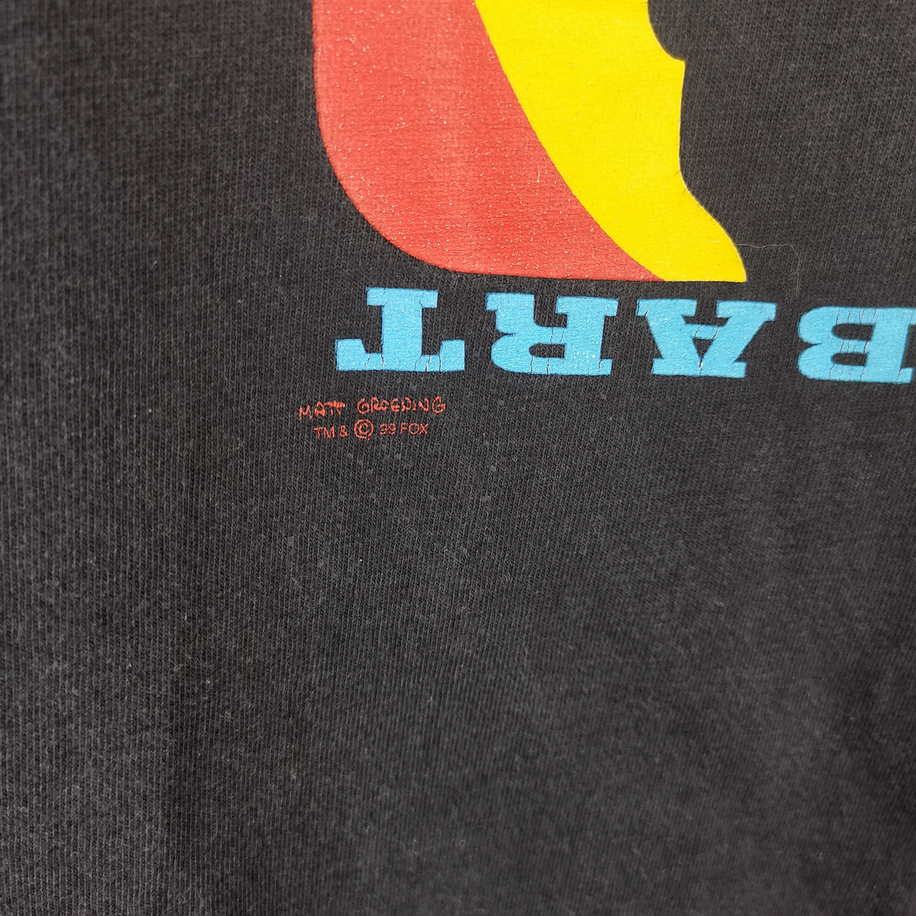 The Simpsons The Simpsons vintage 1999 Bart SK8 movie tee shirt Size US XL / EU 56 / 4 - 4 Thumbnail