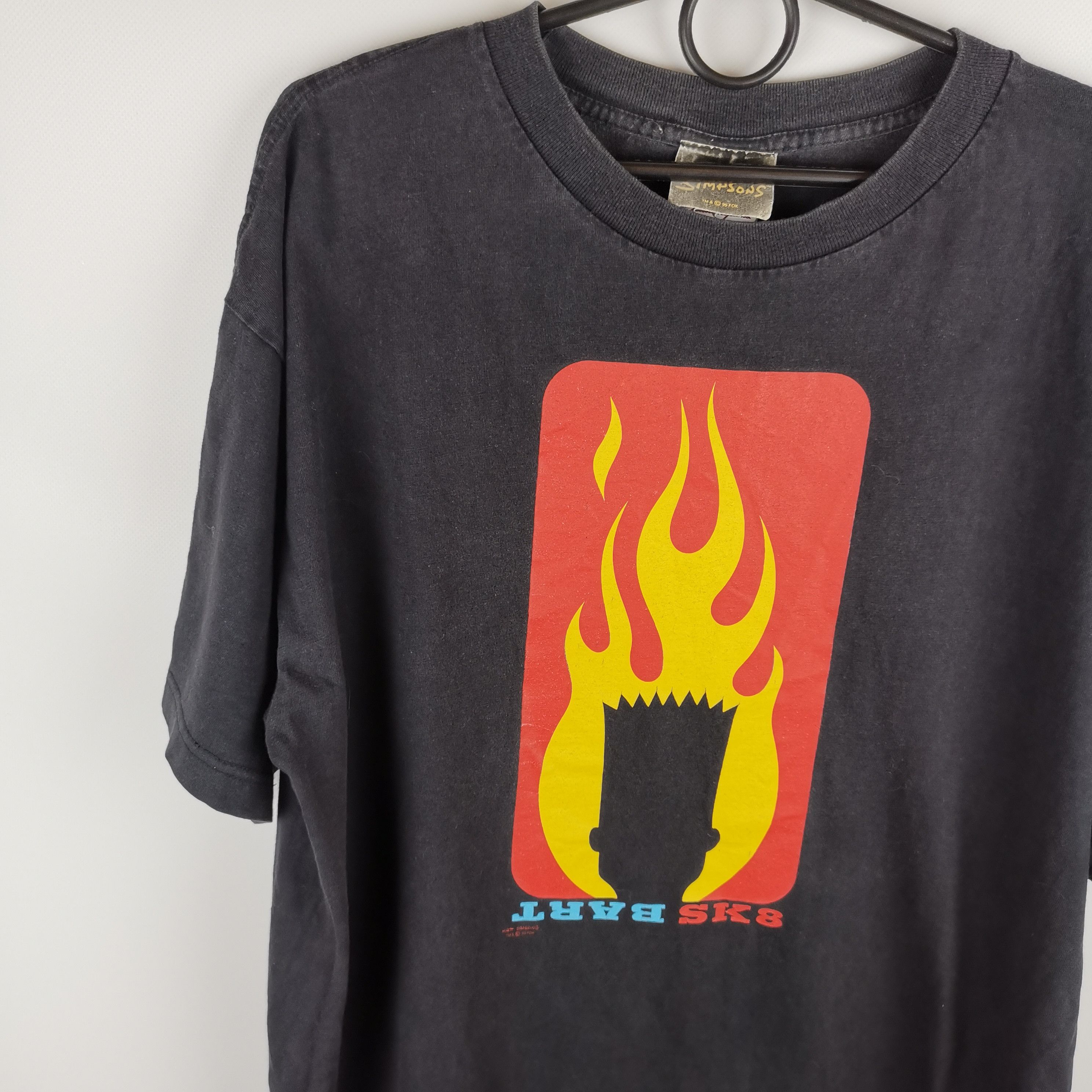 The Simpsons The Simpsons vintage 1999 Bart SK8 movie tee shirt Size US XL / EU 56 / 4 - 6 Thumbnail
