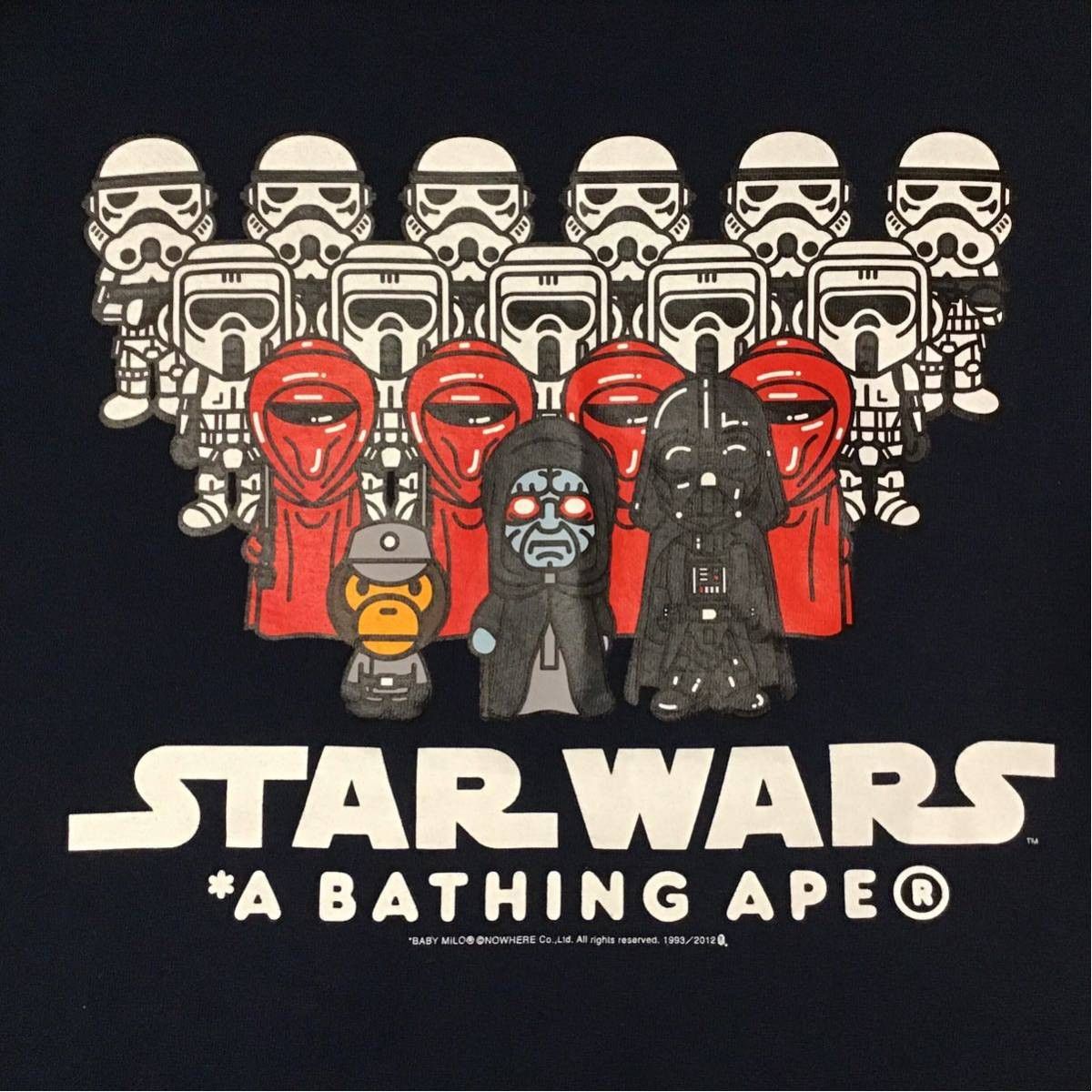 Bape × Star Wars BAPE × starwars Milo T-shirt navy a bathing ape Size US S / EU 44-46 / 1 - 2 Thumbnail