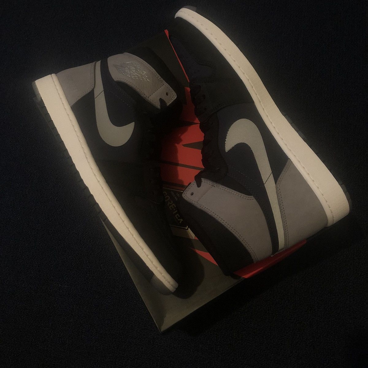 Goretex × Jordan Brand × Nike Jordan 1 Retro High Element Gore-Tex Black Grey High Shoes Size US 11.5 / EU 44-45 - 3 Thumbnail