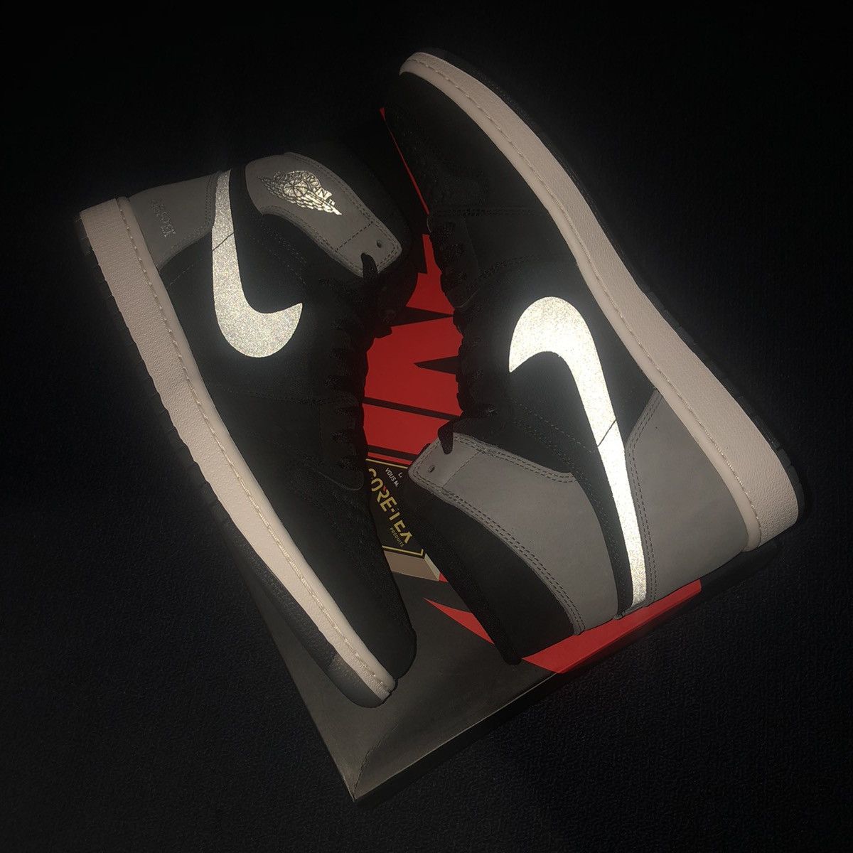 Goretex × Jordan Brand × Nike Jordan 1 Retro High Element Gore-Tex Black Grey High Shoes Size US 11.5 / EU 44-45 - 1 Thumbnail
