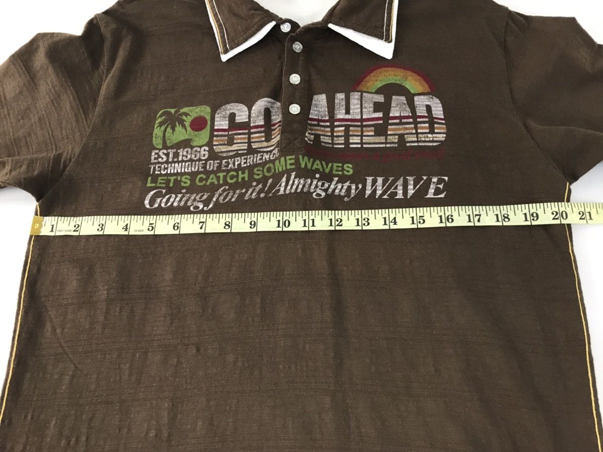 Japanese Brand Power to the people Double Neck Polo S-Shirt Size US M / EU 48-50 / 2 - 8 Thumbnail