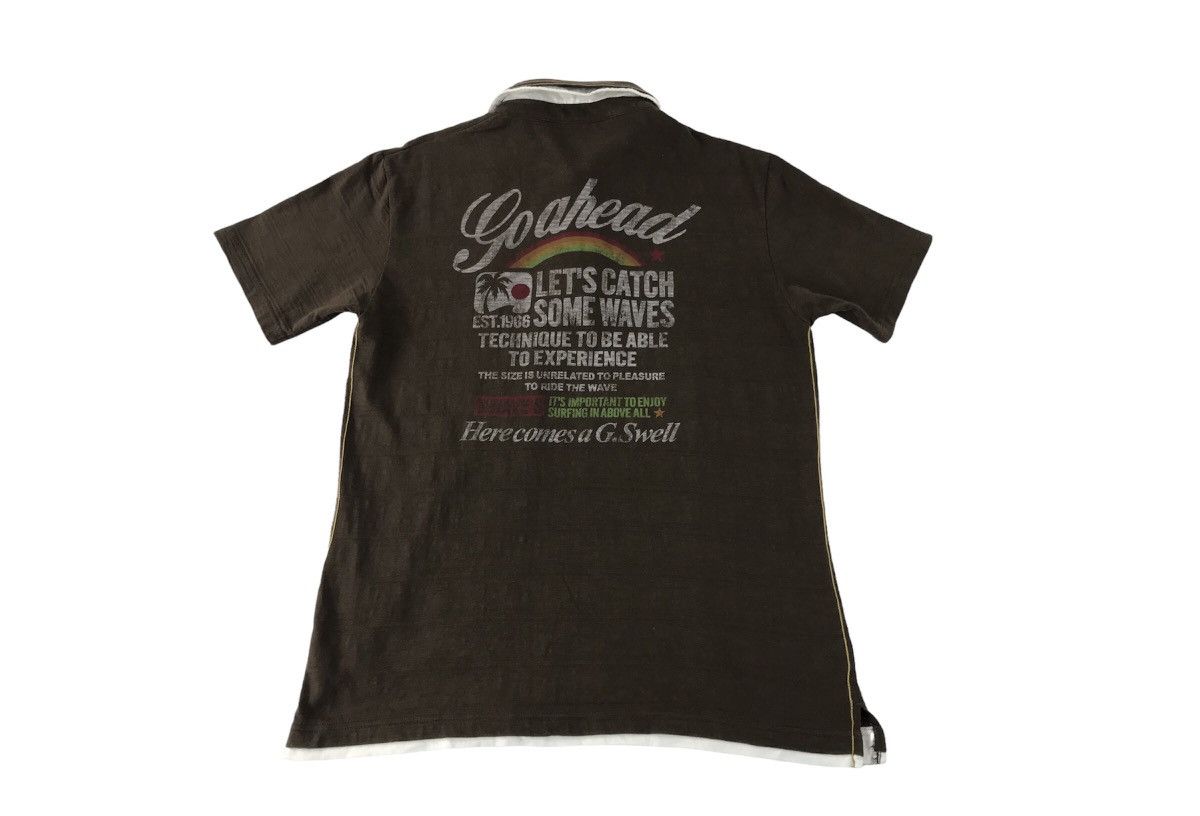 Japanese Brand Power to the people Double Neck Polo S-Shirt Size US M / EU 48-50 / 2 - 2 Thumbnail