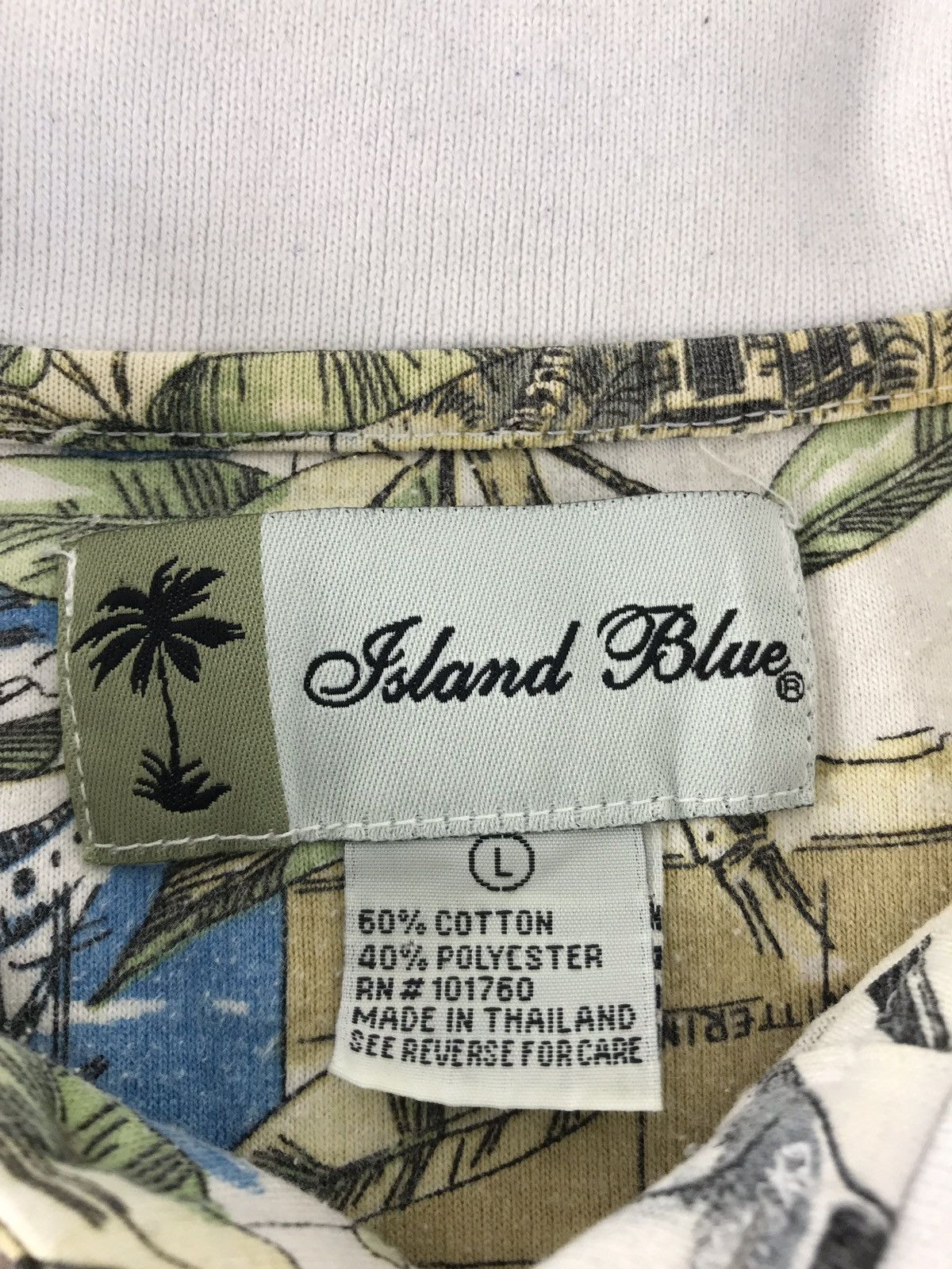 Japanese Brand × Vintage Vintage Island Blue Full Print Fish Design Size US L / EU 52-54 / 3 - 5 Thumbnail