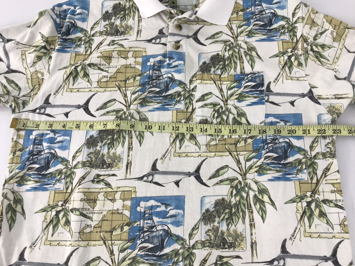 Japanese Brand × Vintage Vintage Island Blue Full Print Fish Design Size US L / EU 52-54 / 3 - 7 Thumbnail