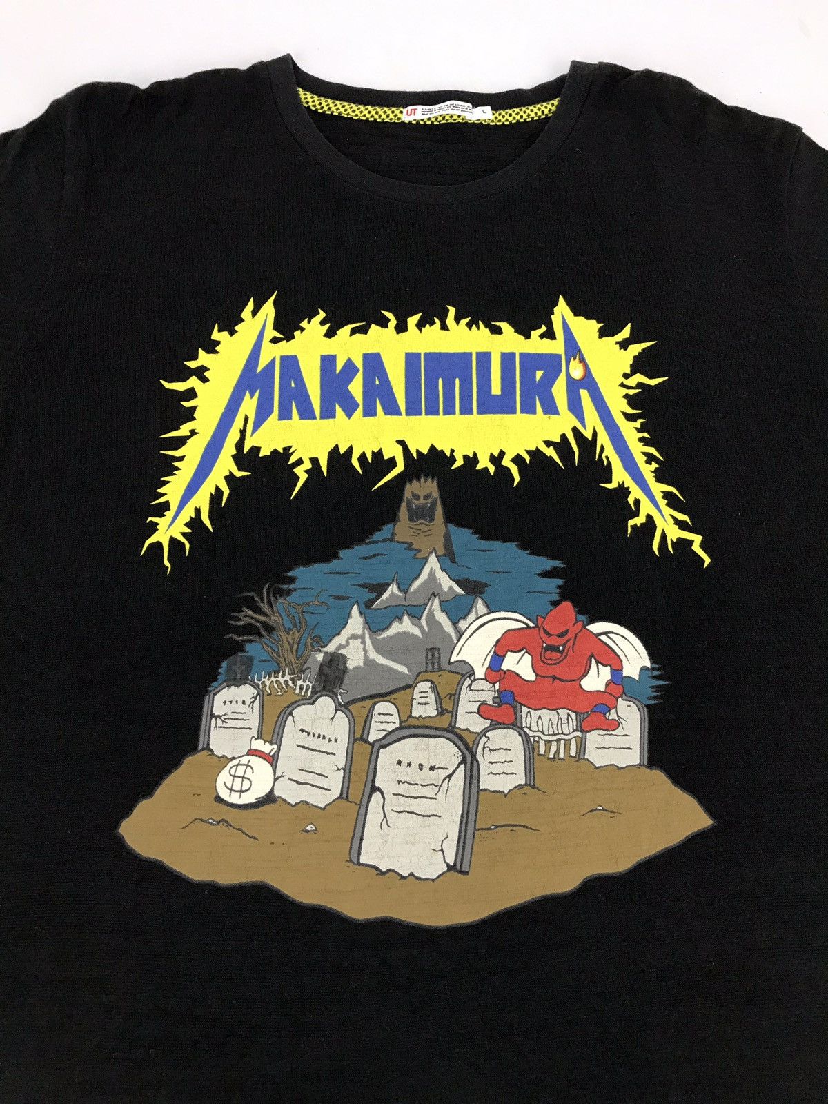 Anime × Japanese Brand Makaimura Capcom Game Metallica Logo Tee Cartoon Size US L / EU 52-54 / 3 - 2 Thumbnail