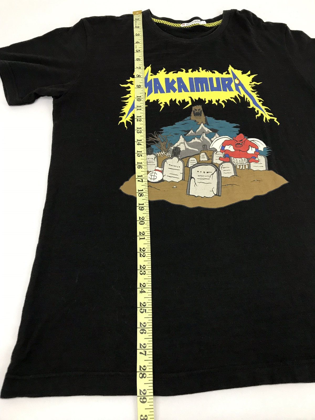 Anime × Japanese Brand Makaimura Capcom Game Metallica Logo Tee Cartoon Size US L / EU 52-54 / 3 - 4 Thumbnail