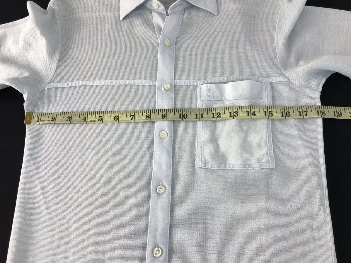 Yves Saint Laurent YvesSaintLaurent Singgle Pocket Button Up Polo T-Shirt Size US S / EU 44-46 / 1 - 13 Thumbnail