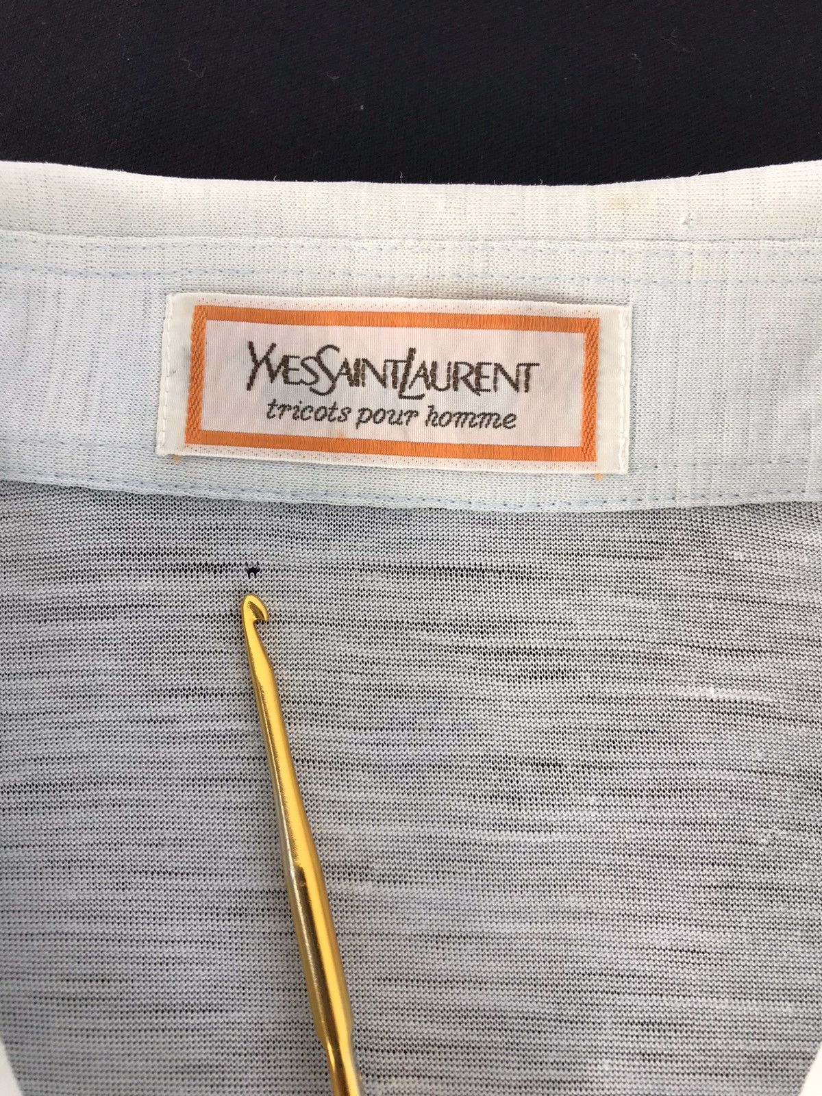 Yves Saint Laurent YvesSaintLaurent Singgle Pocket Button Up Polo T-Shirt Size US S / EU 44-46 / 1 - 5 Thumbnail