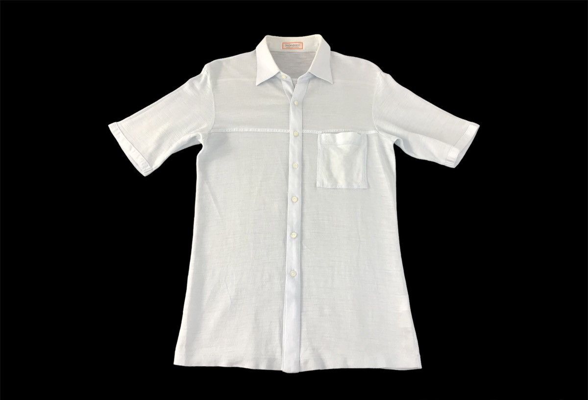 Yves Saint Laurent YvesSaintLaurent Singgle Pocket Button Up Polo T-Shirt Size US S / EU 44-46 / 1 - 1 Thumbnail