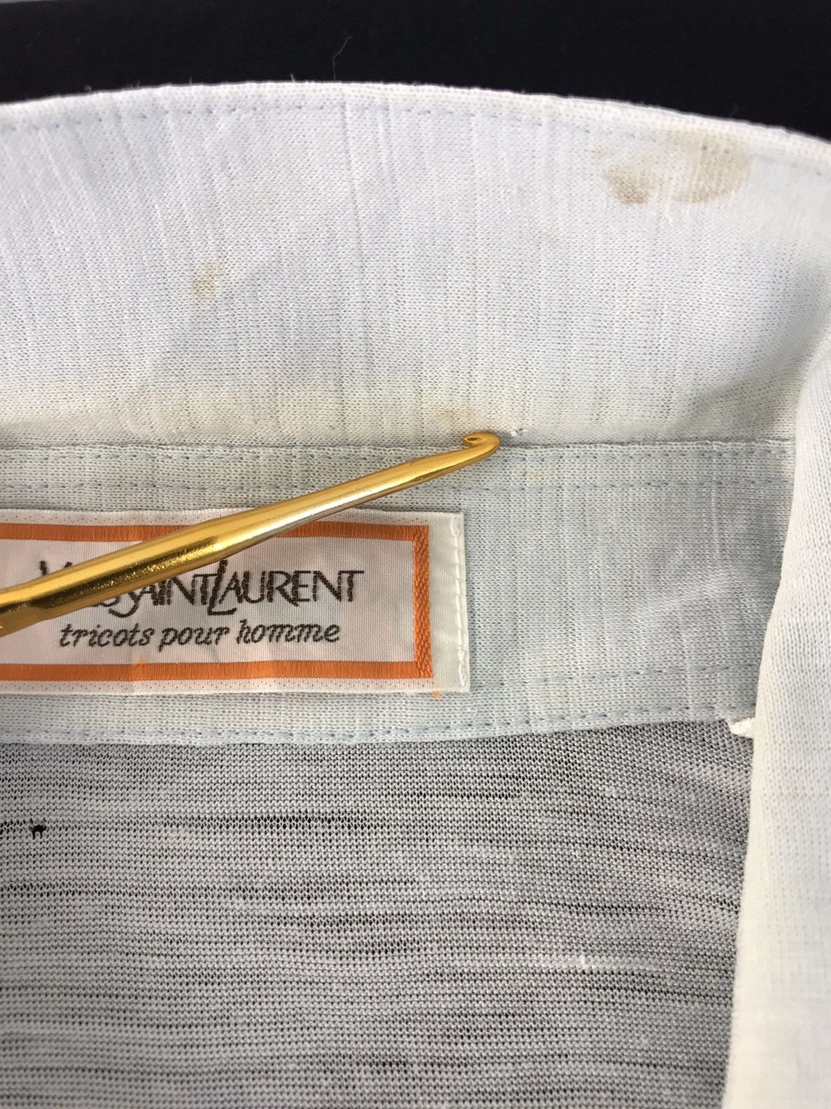 Yves Saint Laurent YvesSaintLaurent Singgle Pocket Button Up Polo T-Shirt Size US S / EU 44-46 / 1 - 6 Thumbnail