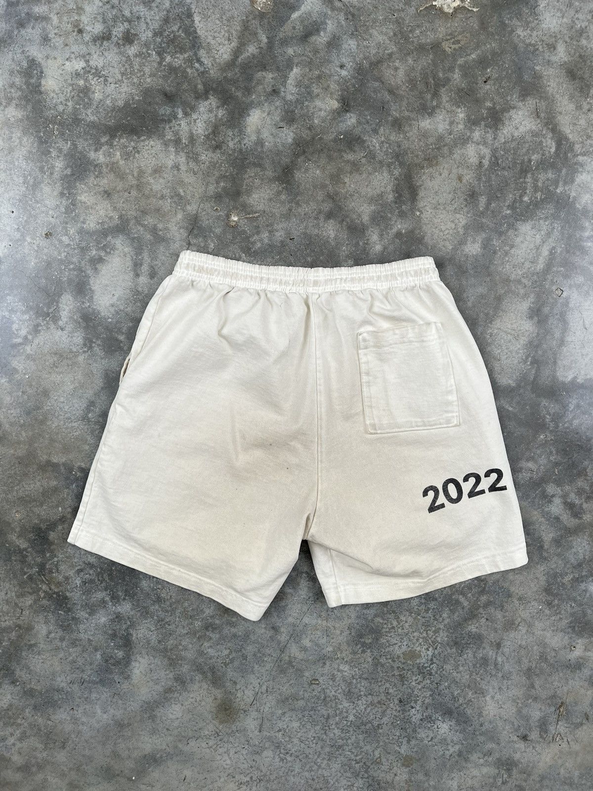 Asspizza Asspizza 730 Masks Shorts White Sz. Small Size US 30 / EU 46 - 4 Thumbnail