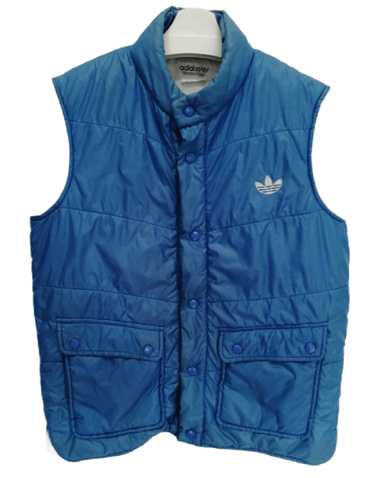 Adidas Vintage ADIDAS TREFOIL by Descente Down Vest Jacket Size US L / EU 52-54 / 3 - 1 Thumbnail