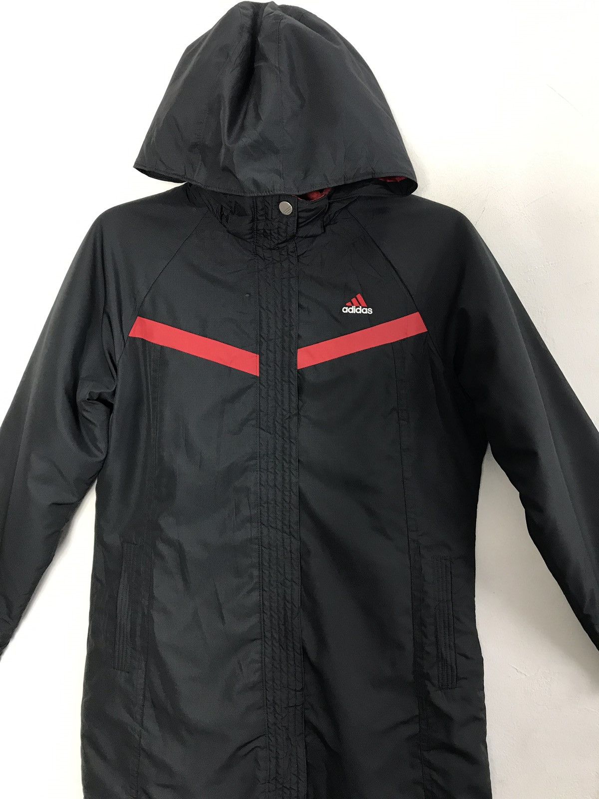 Adidas × Vintage Vintage Adidas Jacket Winter Wear Parkas Jacket Hoodie Size US M / EU 48-50 / 2 - 3 Thumbnail