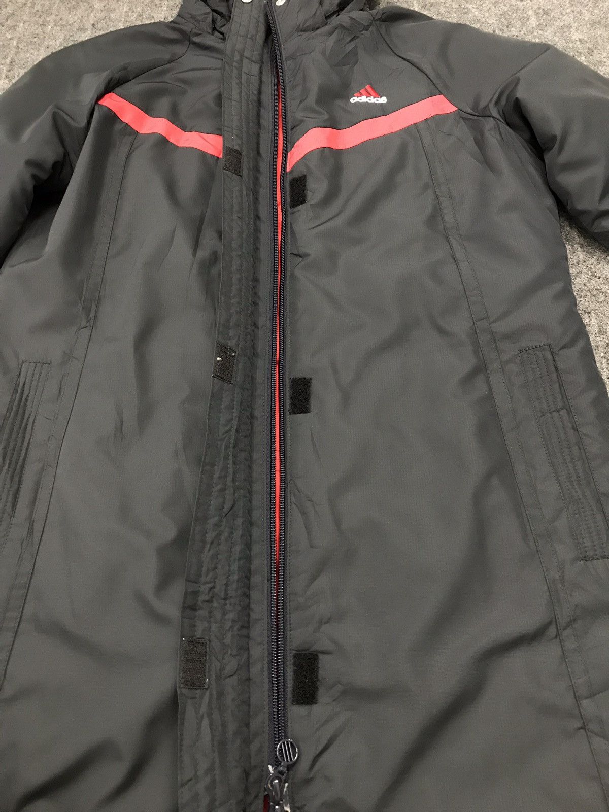 Adidas × Vintage Vintage Adidas Jacket Winter Wear Parkas Jacket Hoodie Size US M / EU 48-50 / 2 - 6 Thumbnail