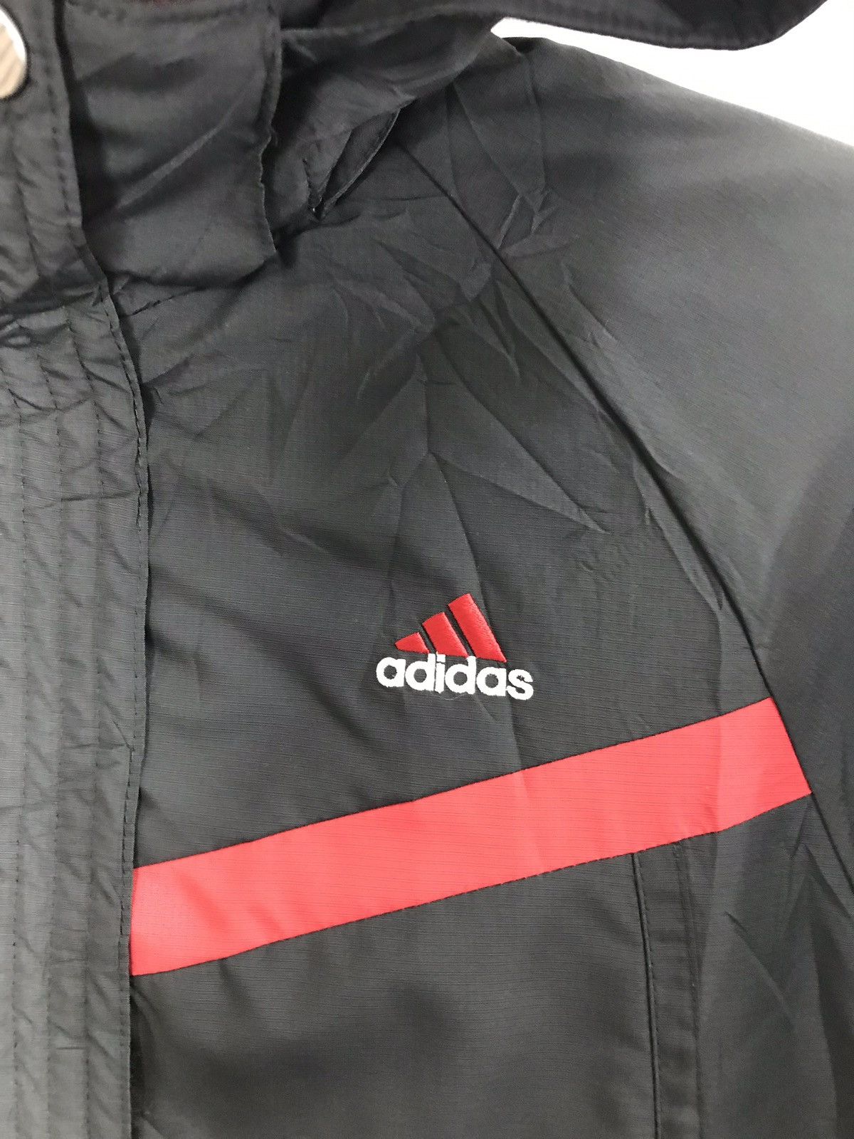 Adidas × Vintage Vintage Adidas Jacket Winter Wear Parkas Jacket Hoodie Size US M / EU 48-50 / 2 - 4 Thumbnail